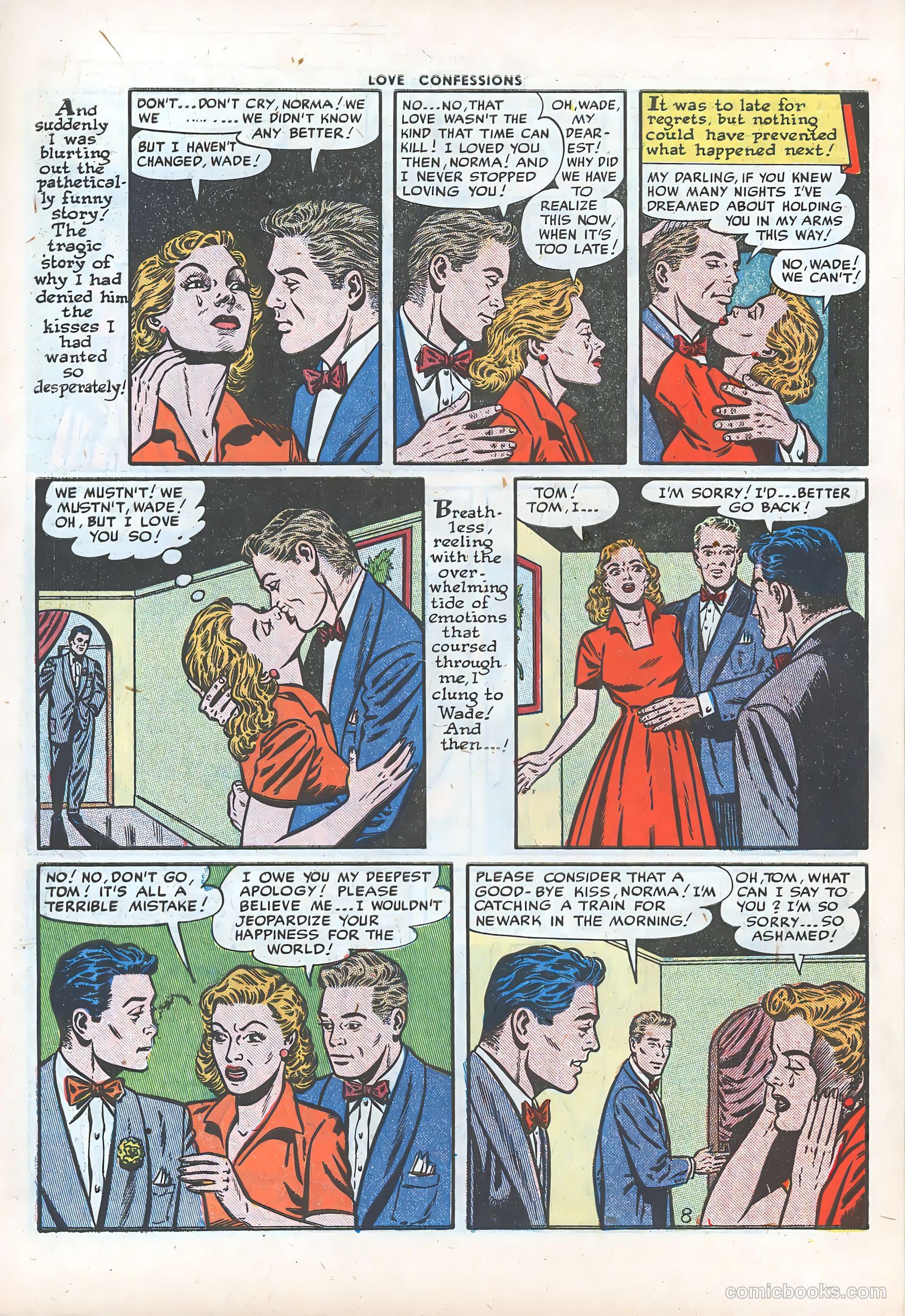 Love Confessions #24 (1952) — page 10 of 36