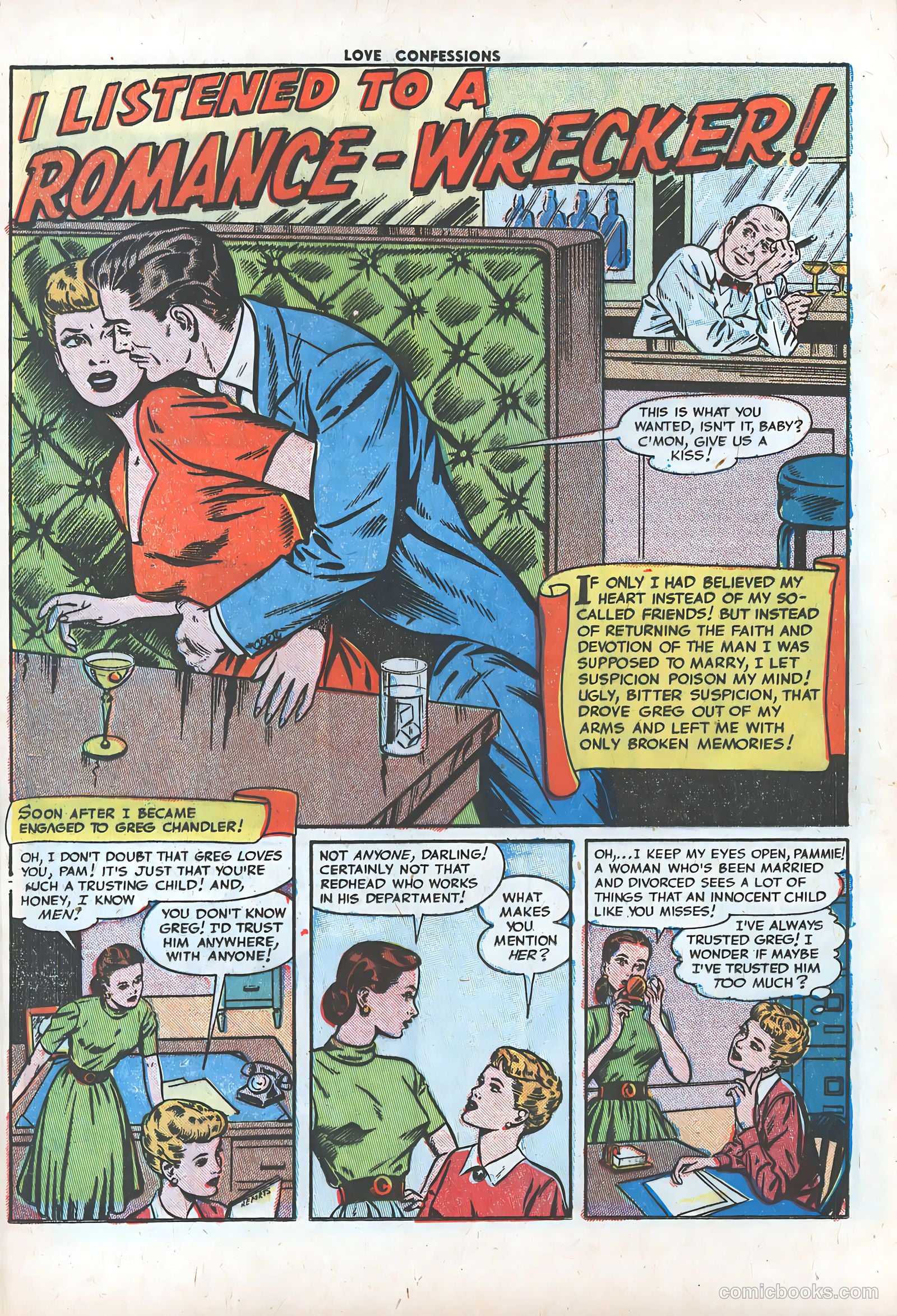 Love Confessions #24 (1952) — page 12 of 36