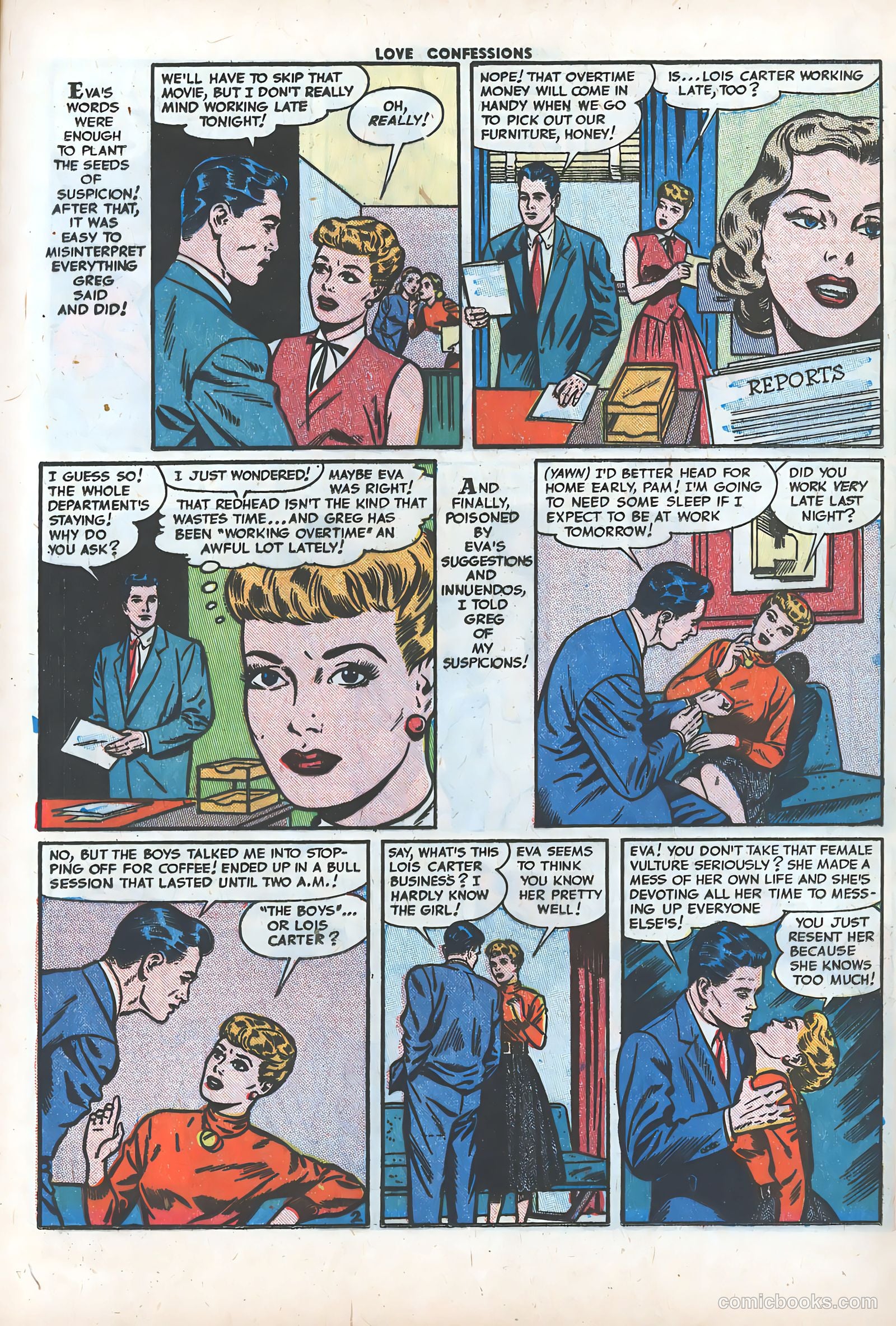 Love Confessions #24 (1952) — page 13 of 36