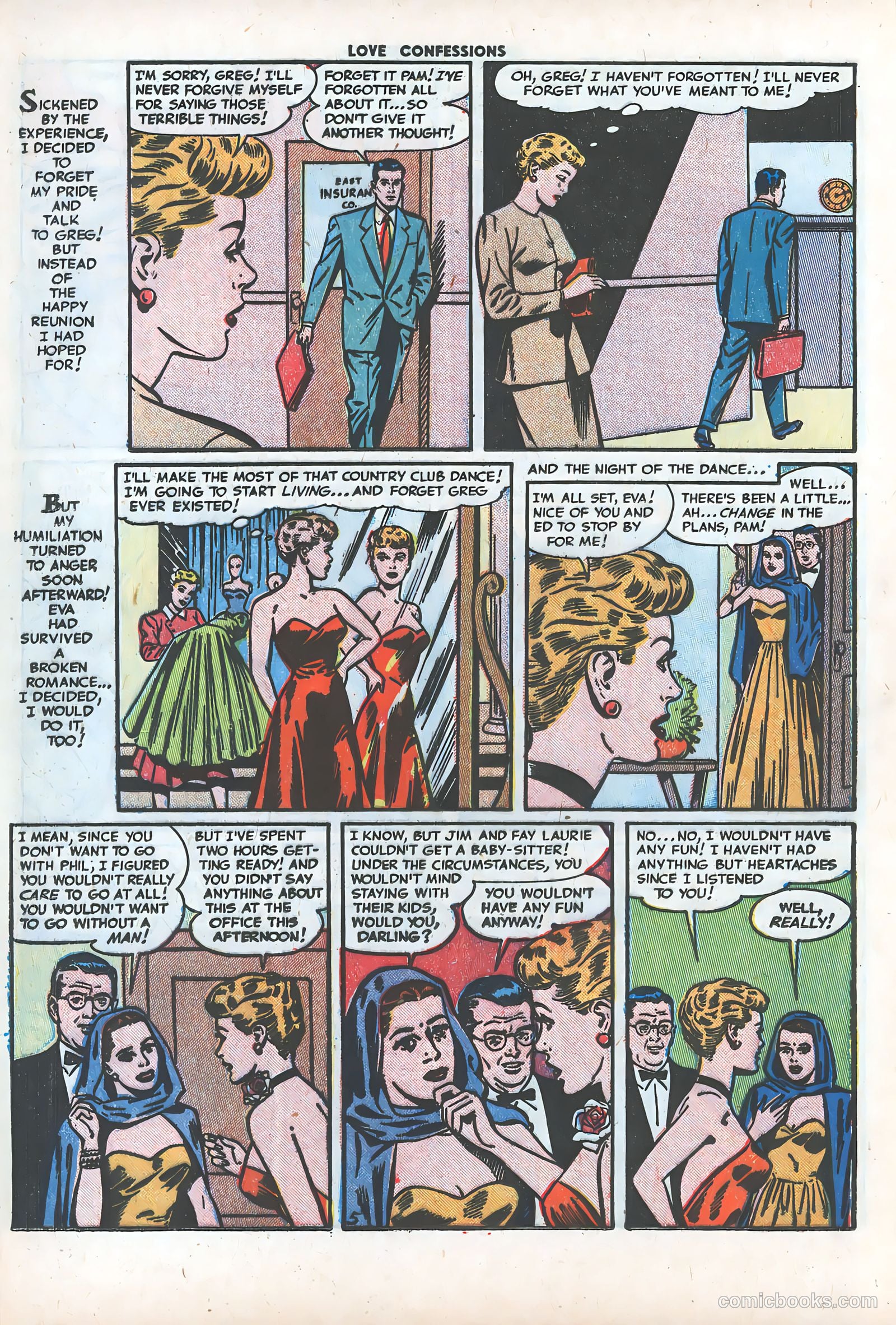 Love Confessions #24 (1952) — page 16 of 36