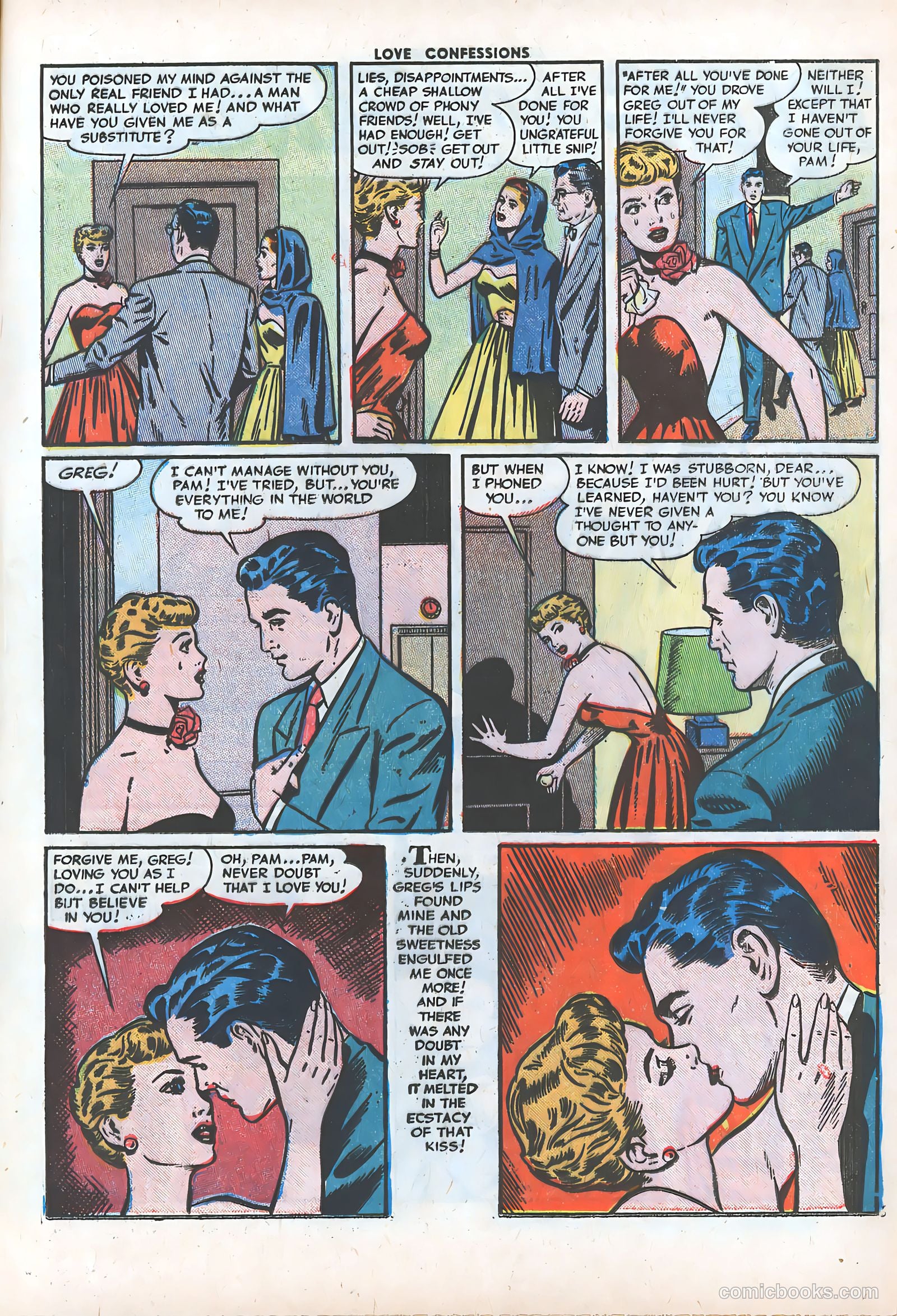 Love Confessions #24 (1952) — page 17 of 36