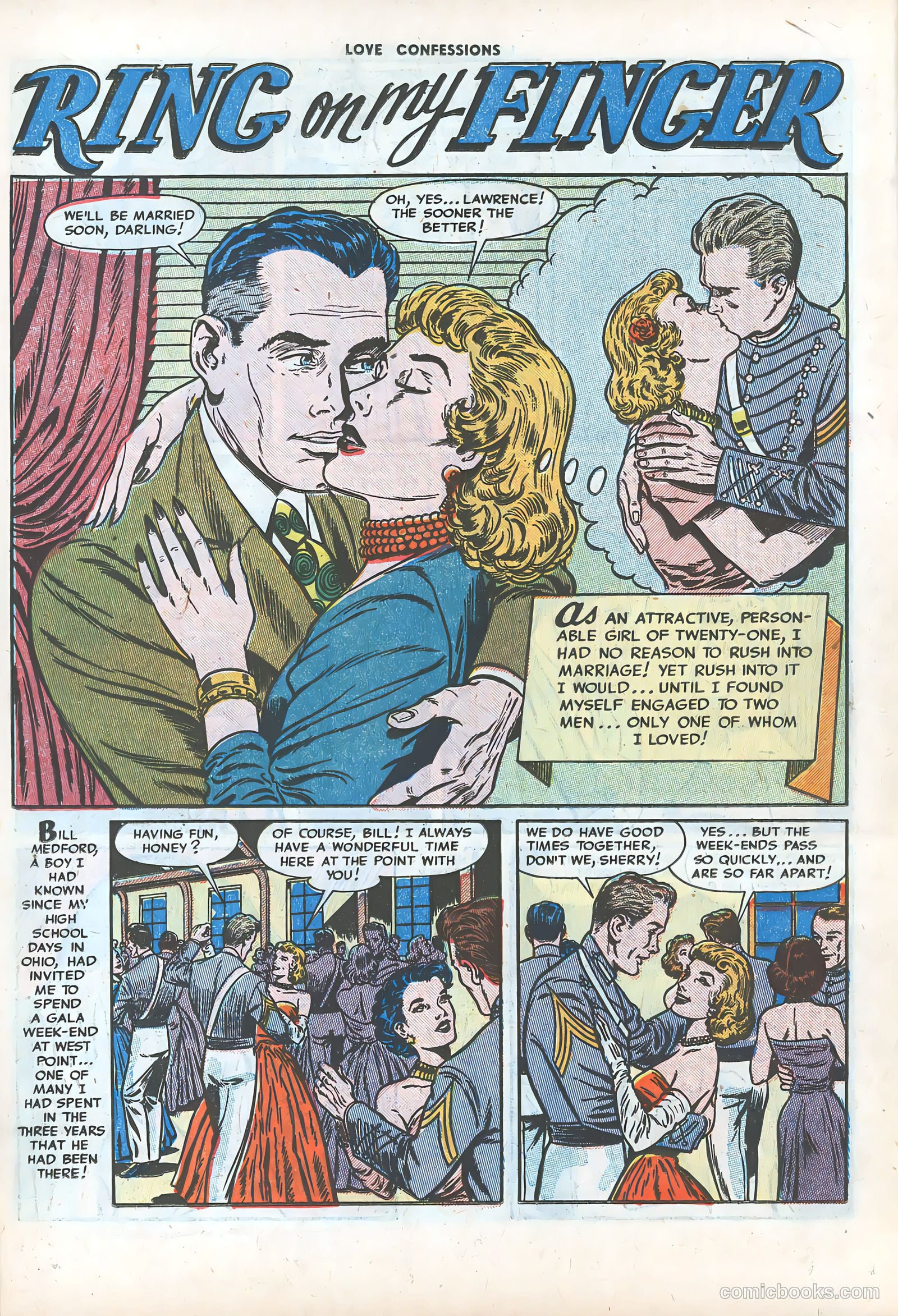 Love Confessions #24 (1952) — page 18 of 36