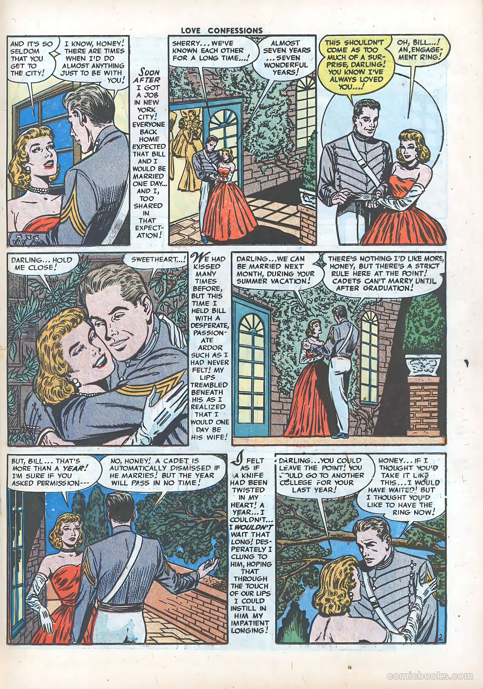Love Confessions #24 (1952) — page 19 of 36