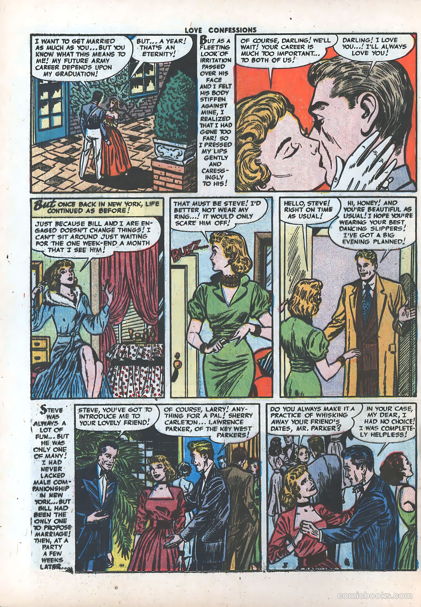 Love Confessions #24 (1952) — page 20 of 36
