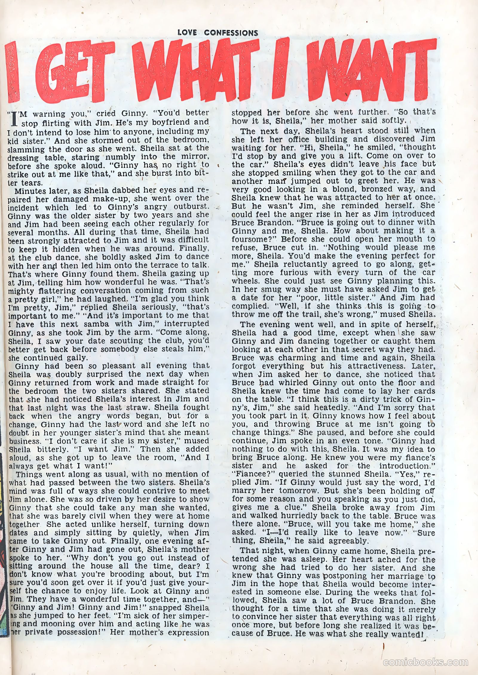 Love Confessions #24 (1952) — page 25 of 36