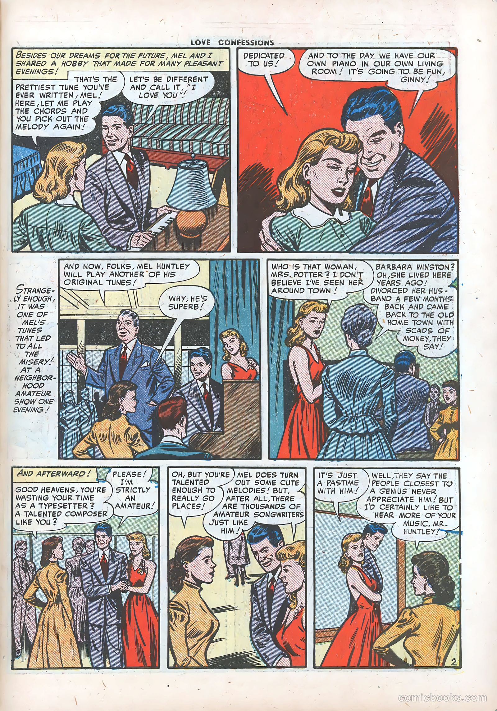 Love Confessions #24 (1952) — page 27 of 36