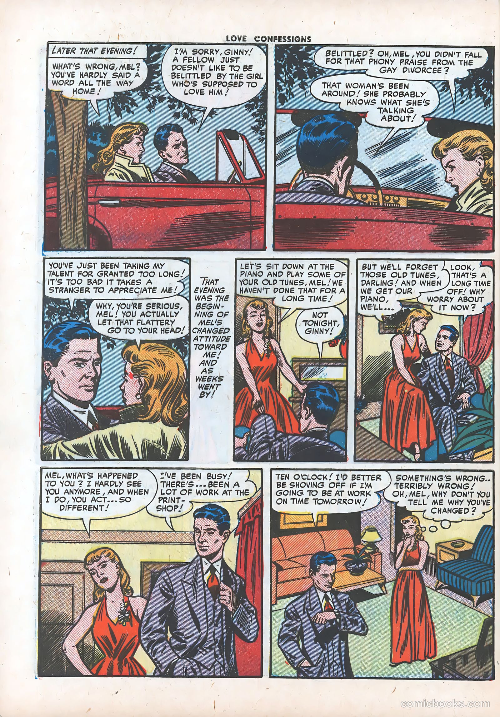 Love Confessions #24 (1952) — page 28 of 36