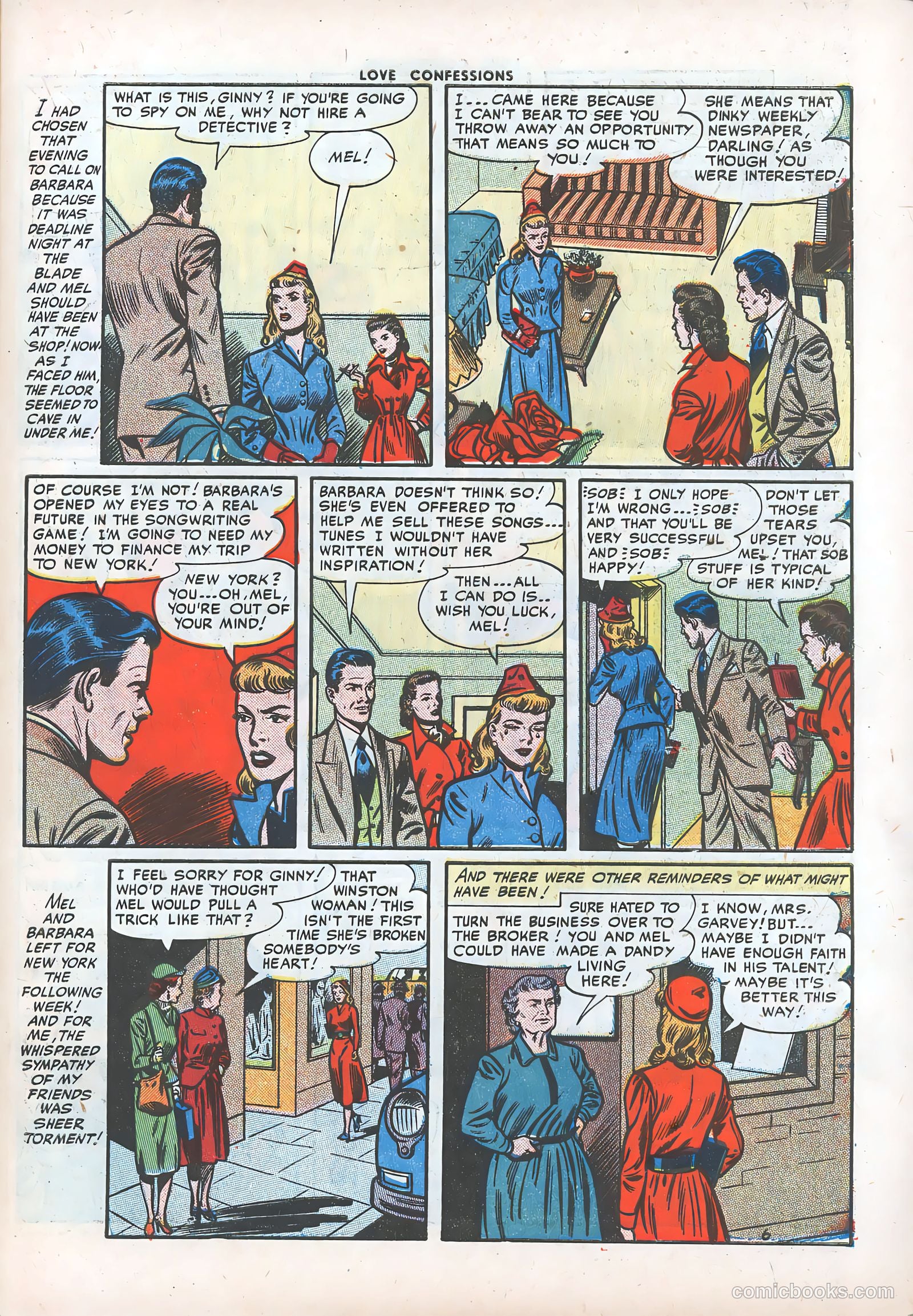 Love Confessions #24 (1952) — page 31 of 36