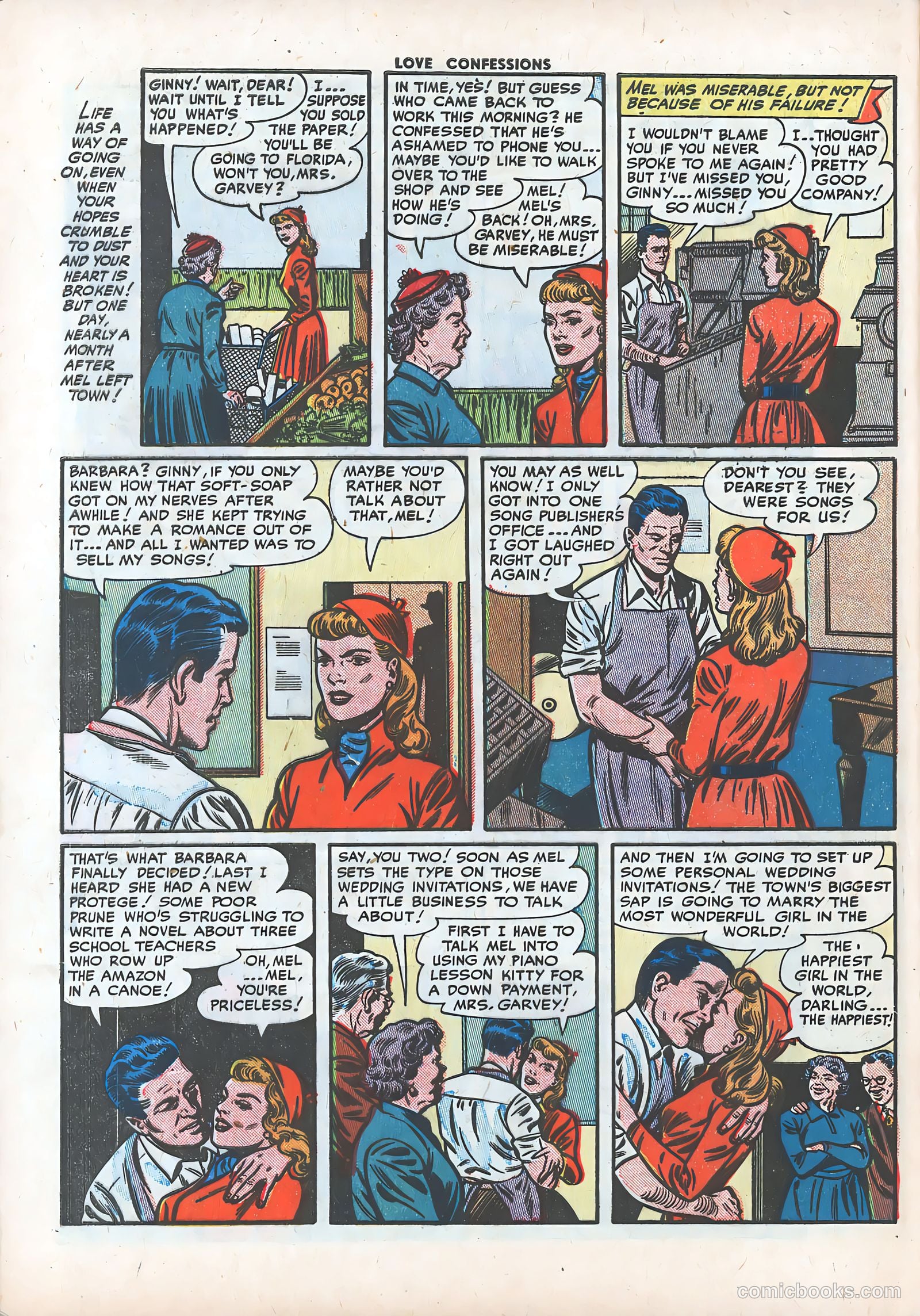 Love Confessions #24 (1952) — page 32 of 36