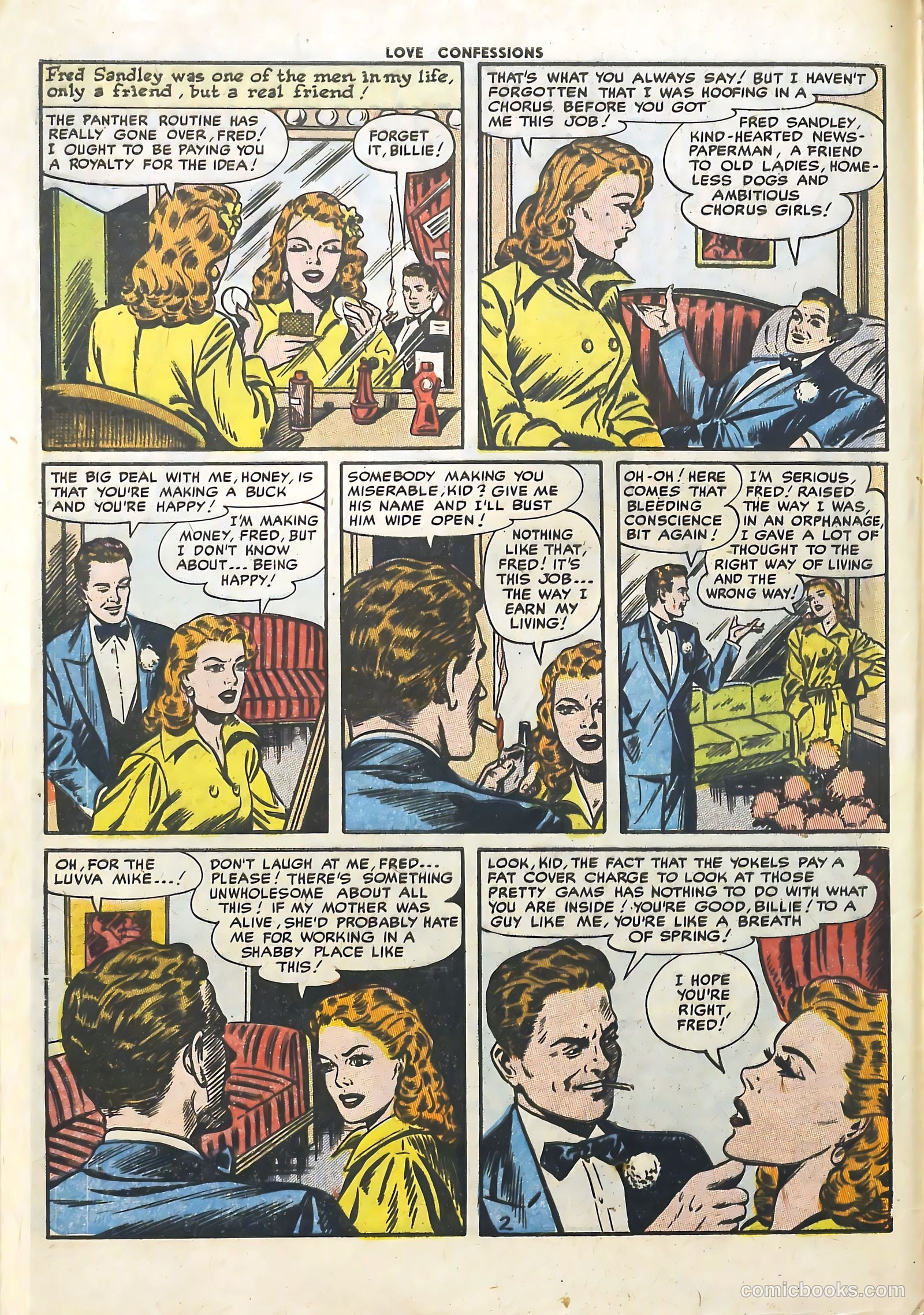Love Confessions #25 (1952) — page 4 of 36