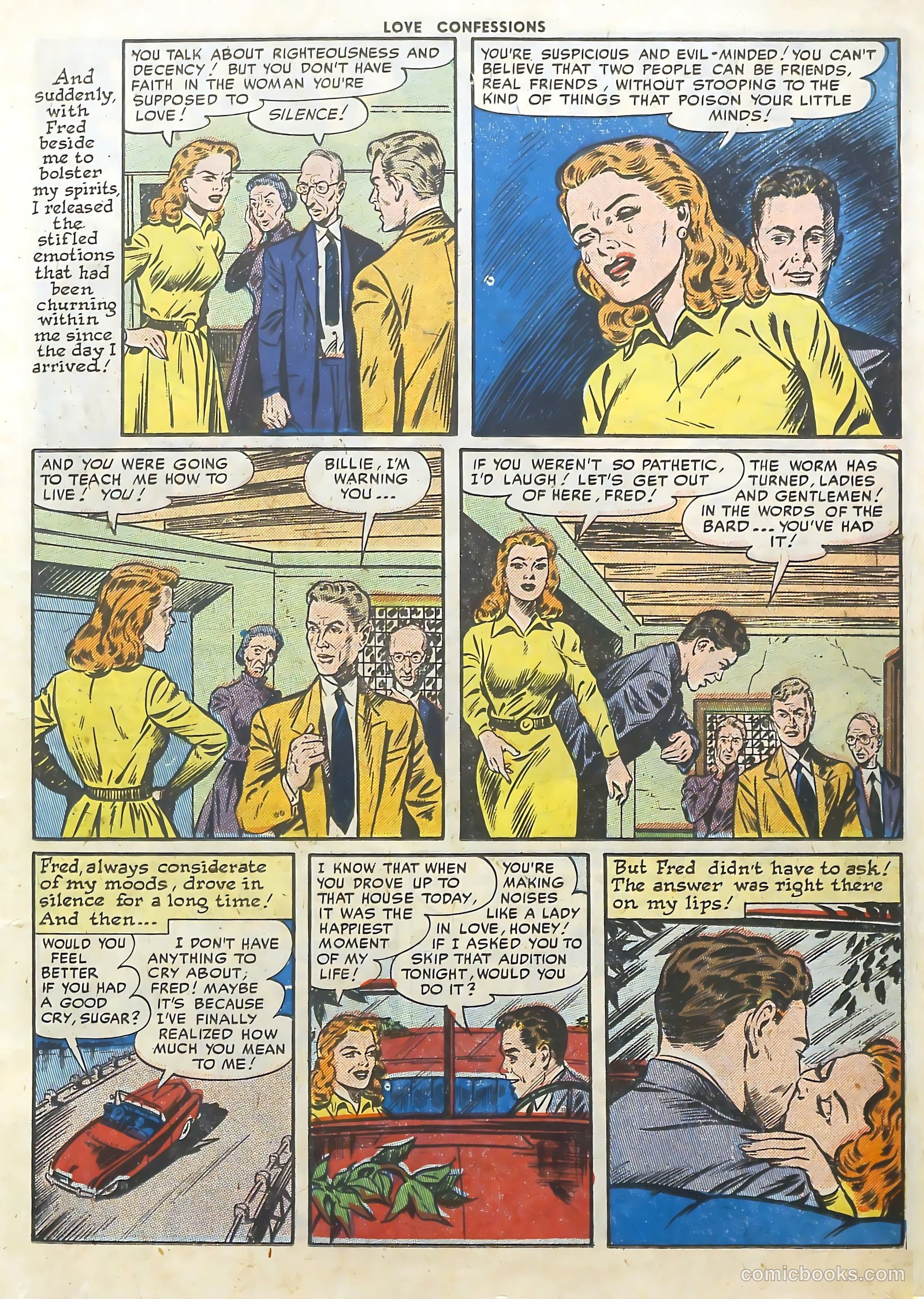 Love Confessions #25 (1952) — page 11 of 36