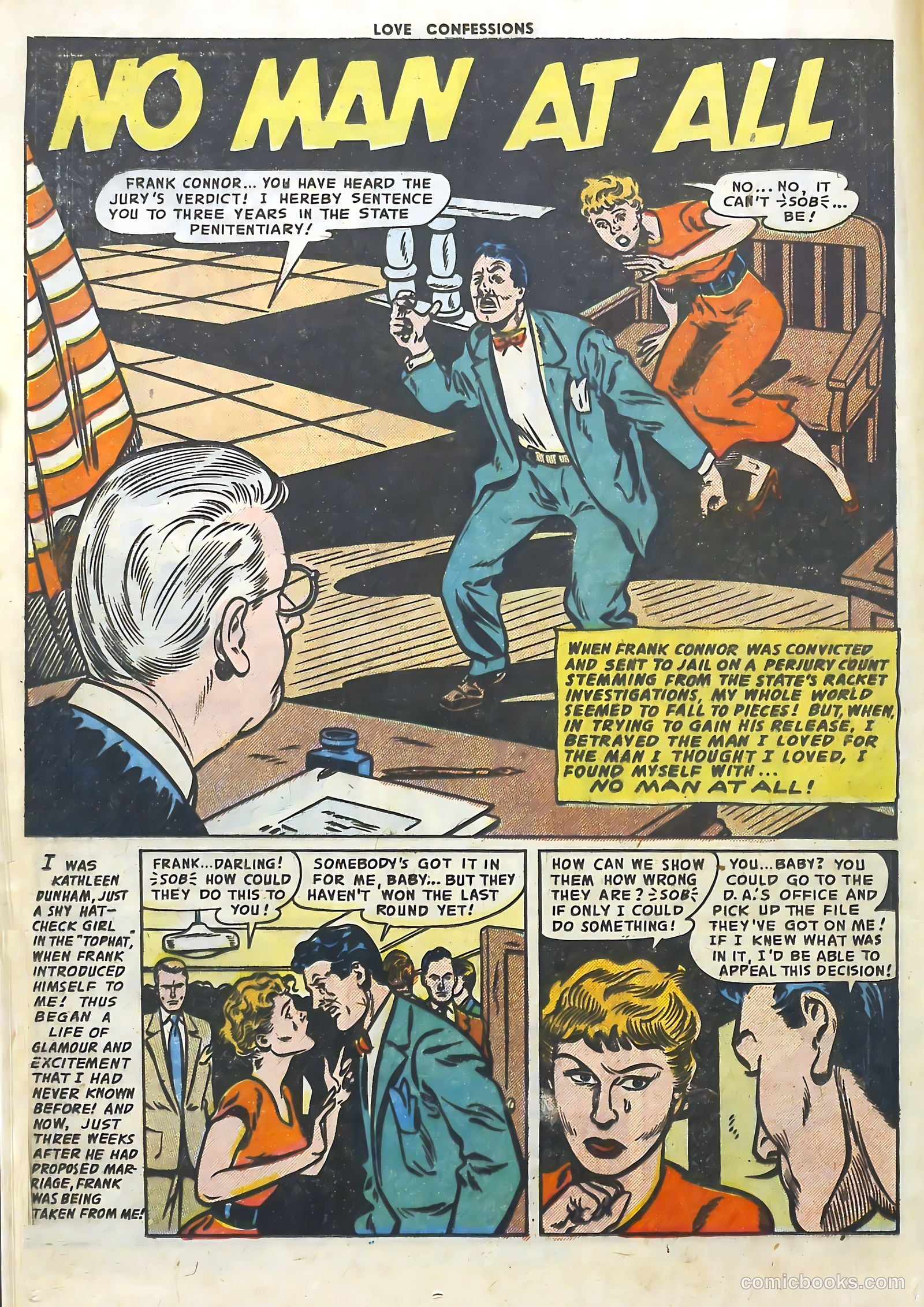 Love Confessions #25 (1952) — page 12 of 36