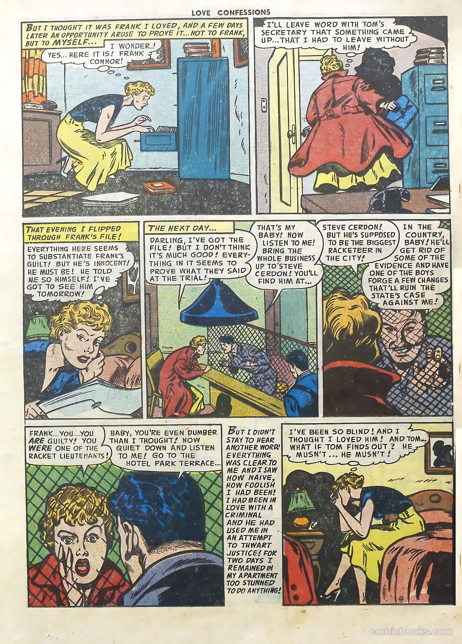 Love Confessions #25 (1952) — page 15 of 36