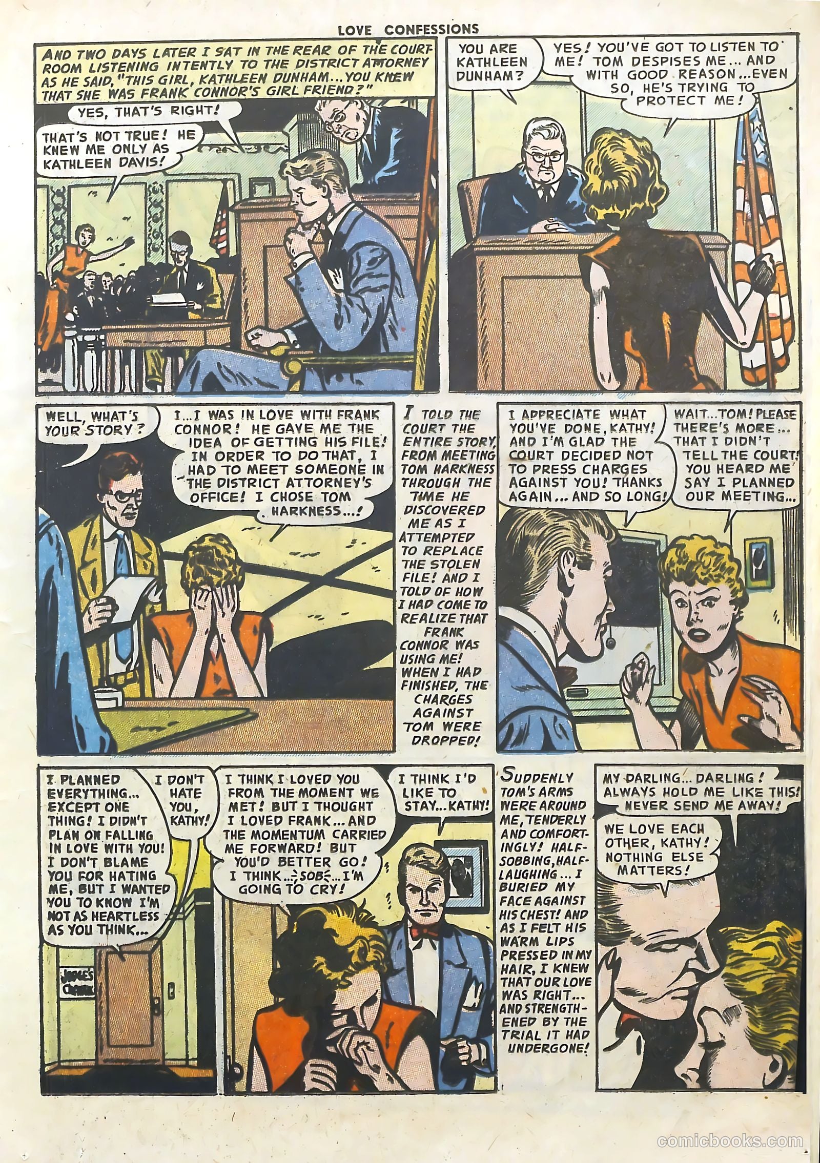 Love Confessions #25 (1952) — page 17 of 36