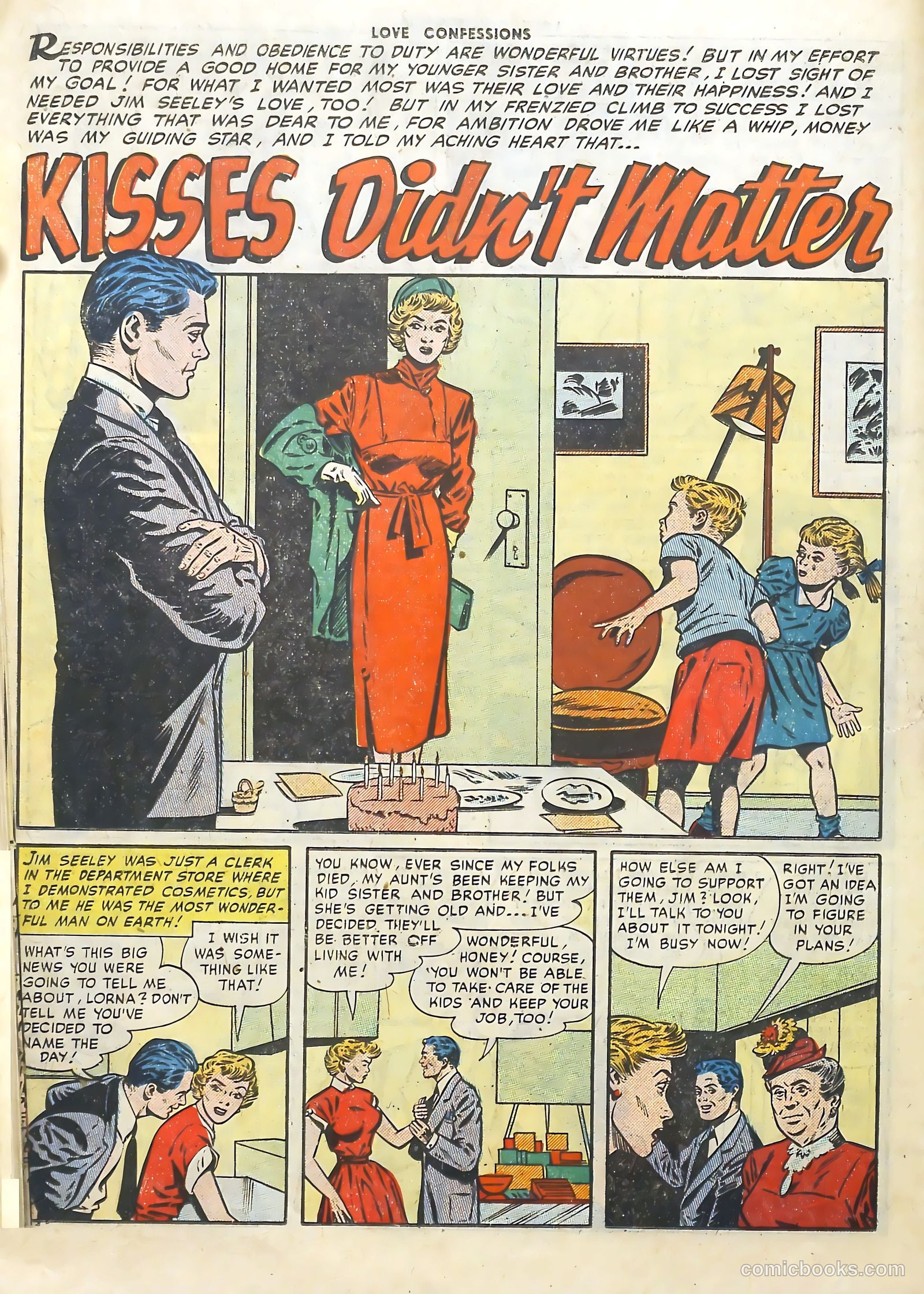 Love Confessions #25 (1952) — page 18 of 36