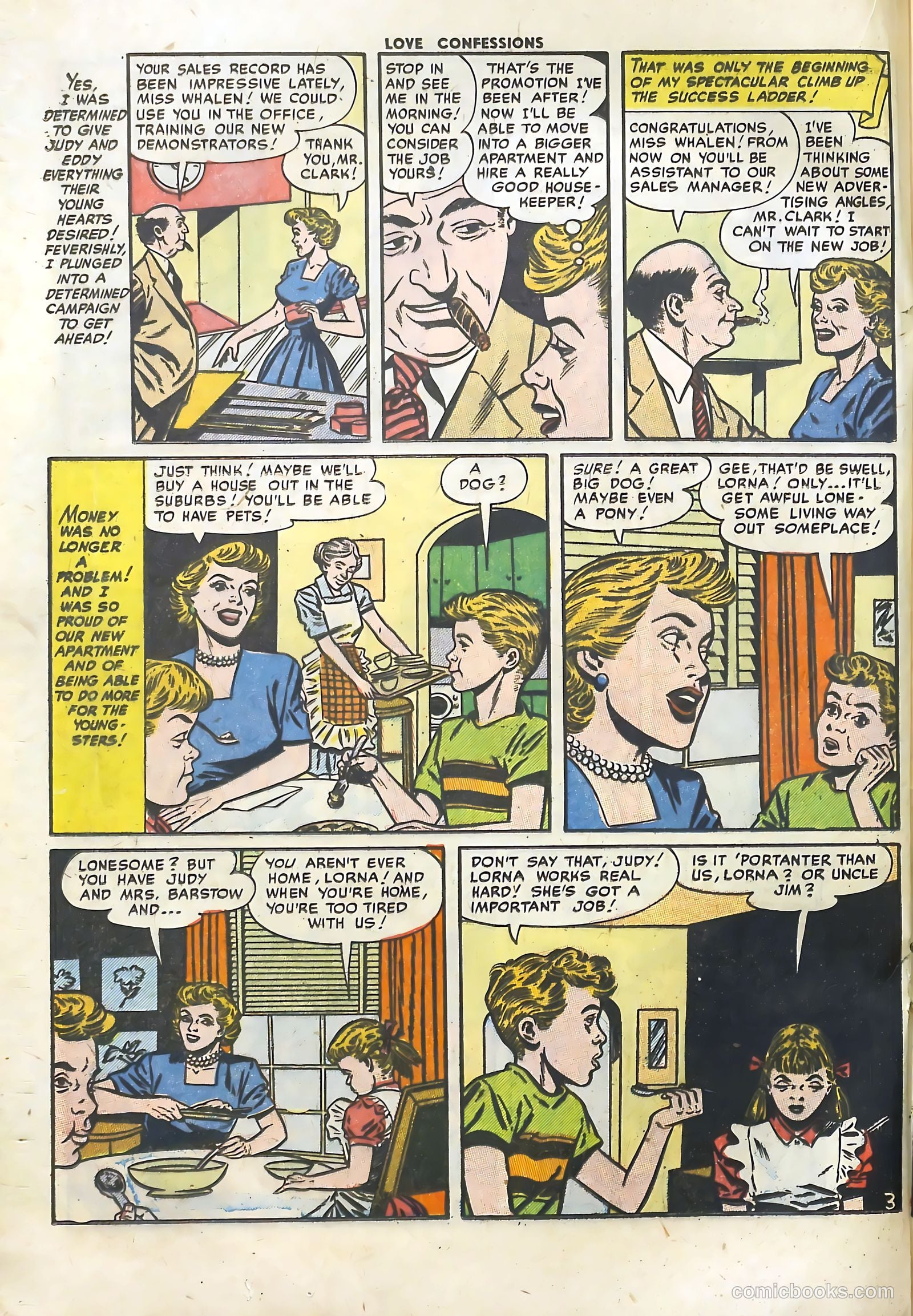 Love Confessions #25 (1952) — page 20 of 36