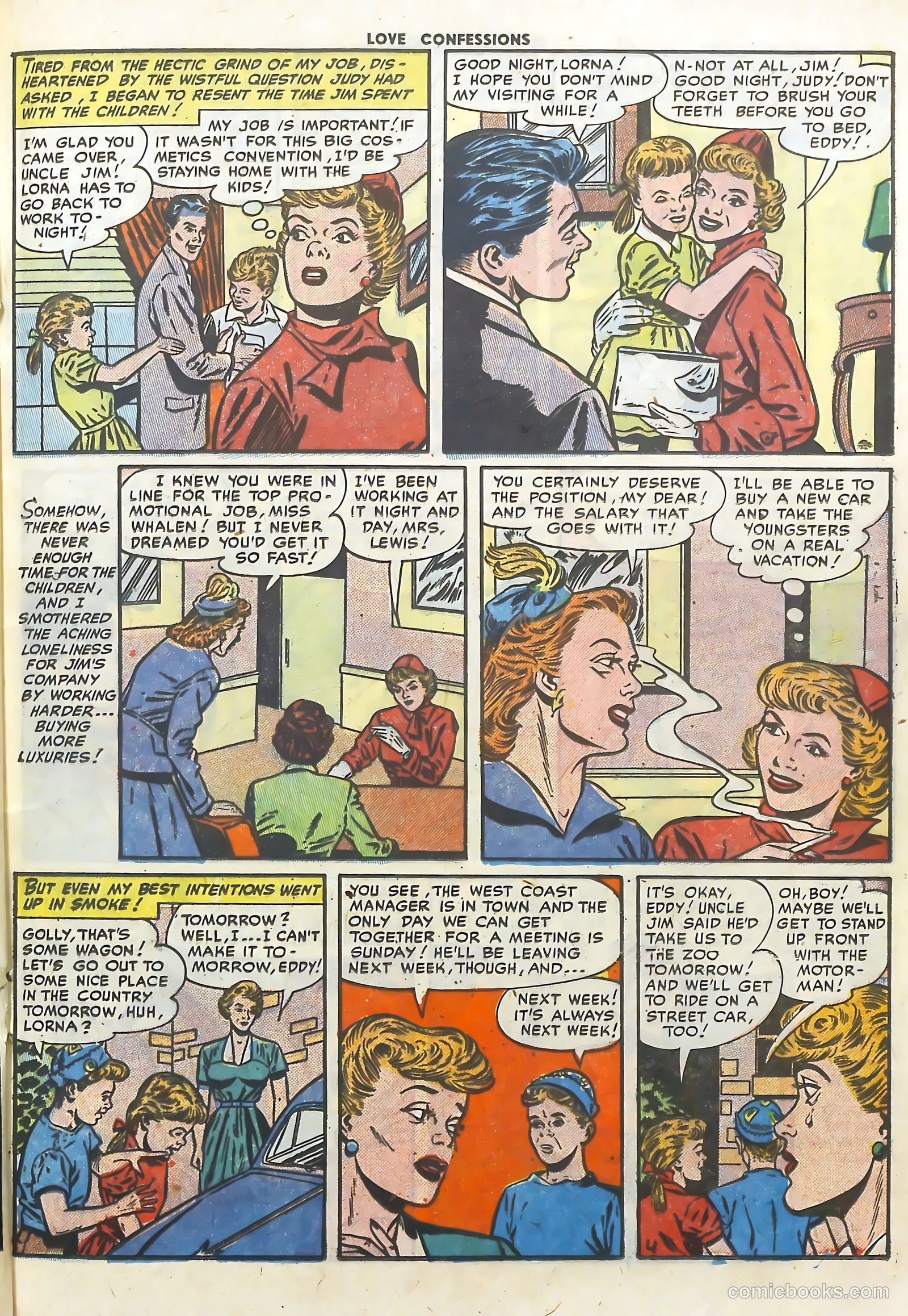 Love Confessions #25 (1952) — page 21 of 36