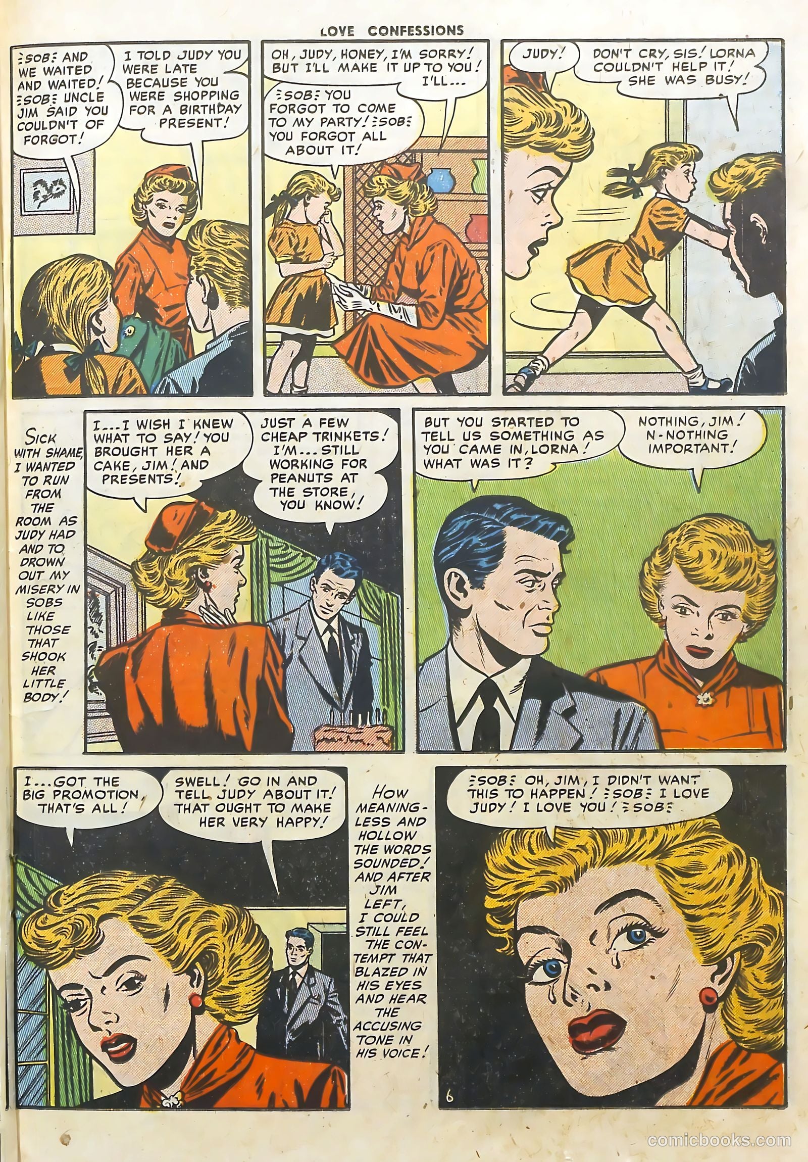 Love Confessions #25 (1952) — page 23 of 36