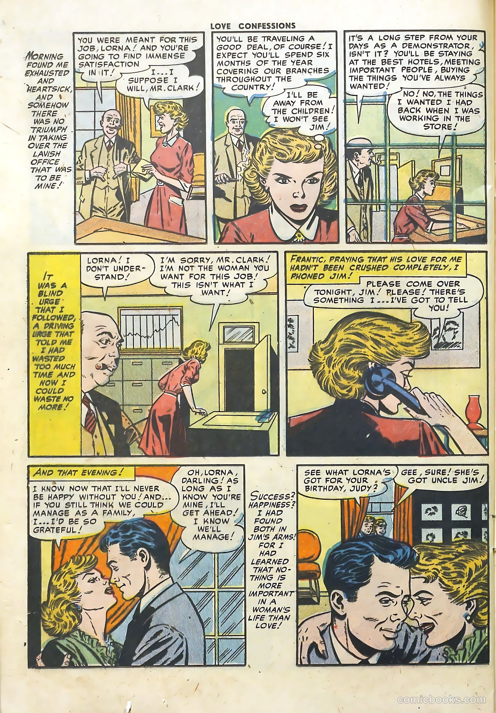 Love Confessions #25 (1952) — page 24 of 36