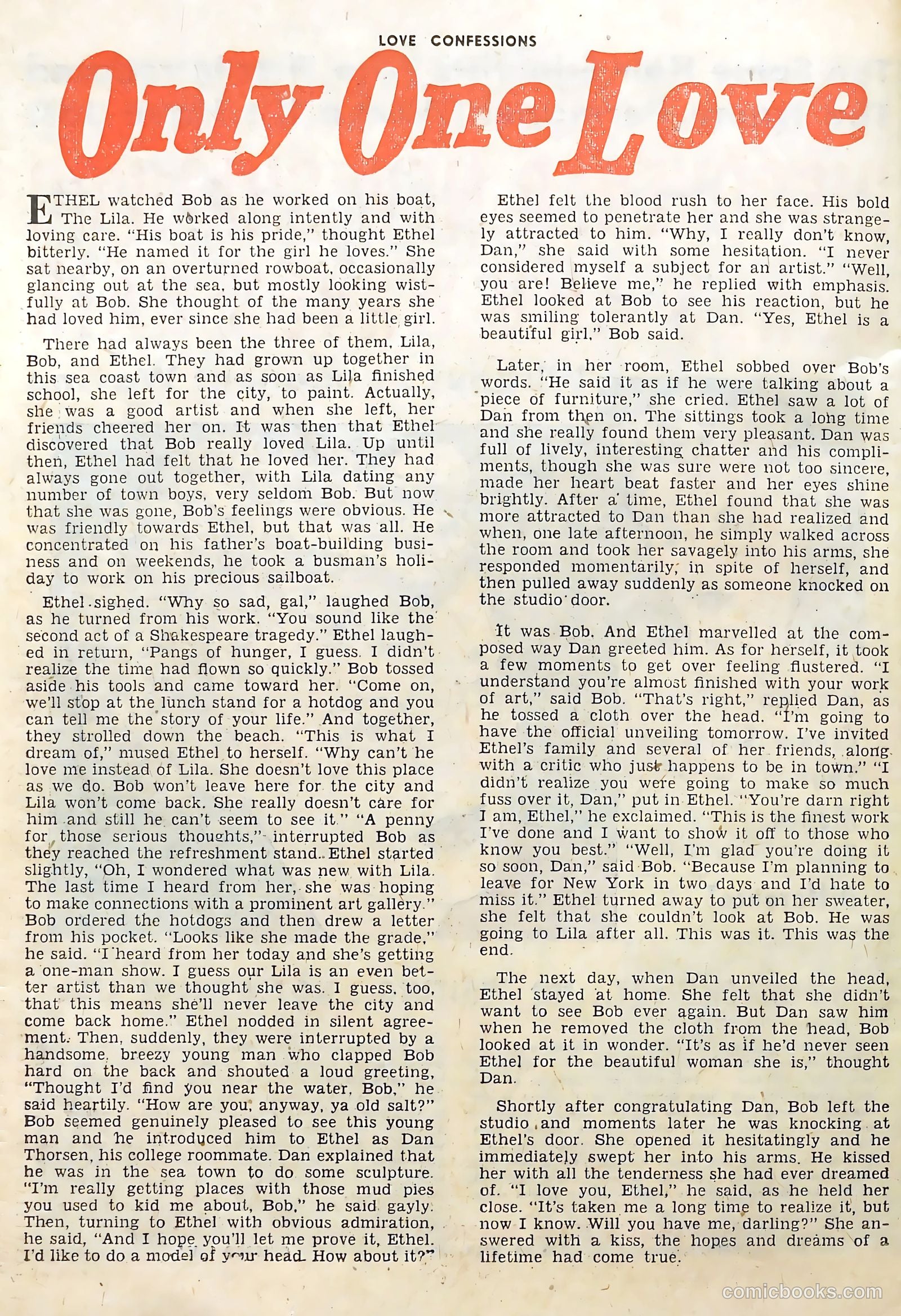 Love Confessions #25 (1952) — page 26 of 36