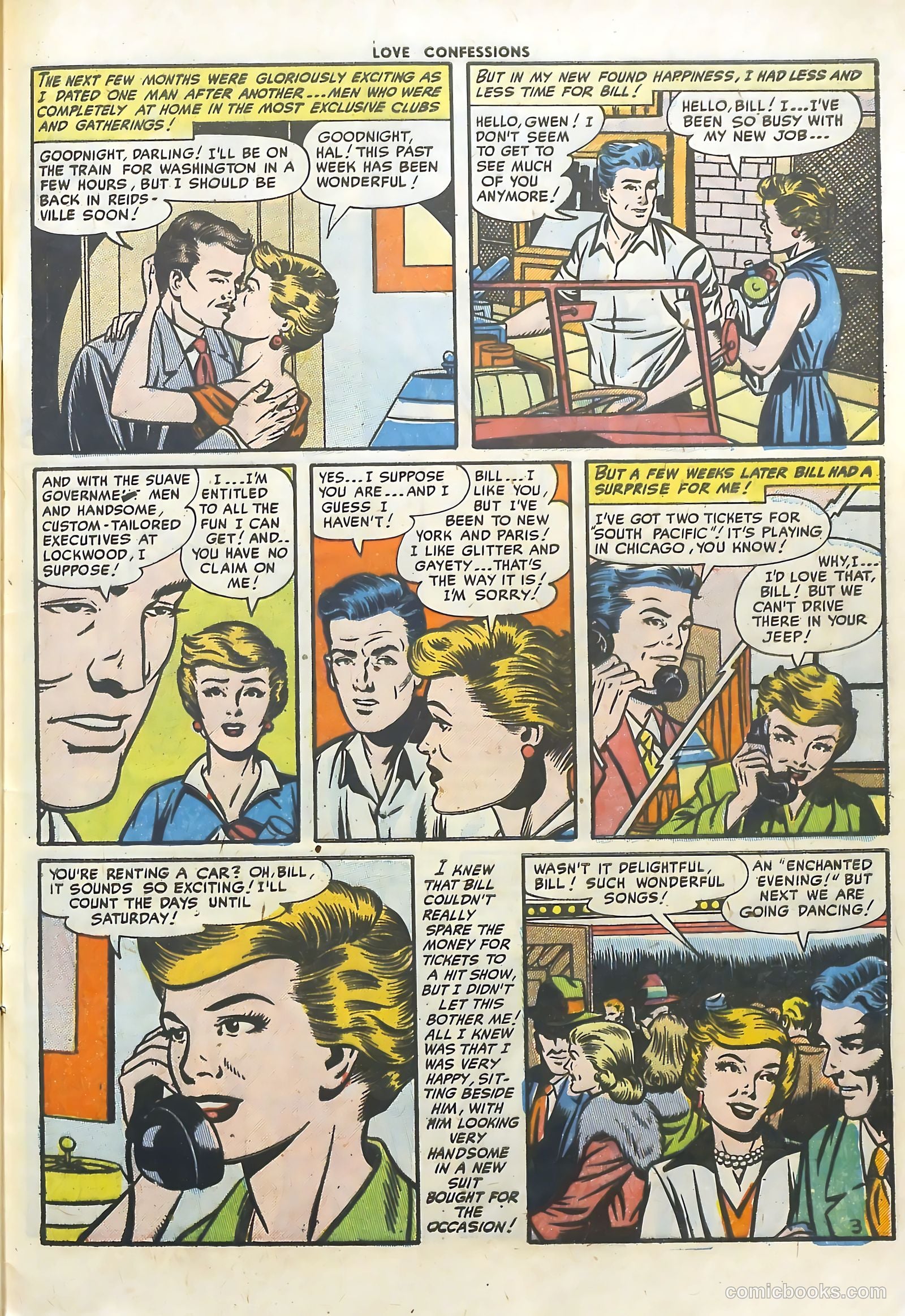 Love Confessions #25 (1952) — page 29 of 36