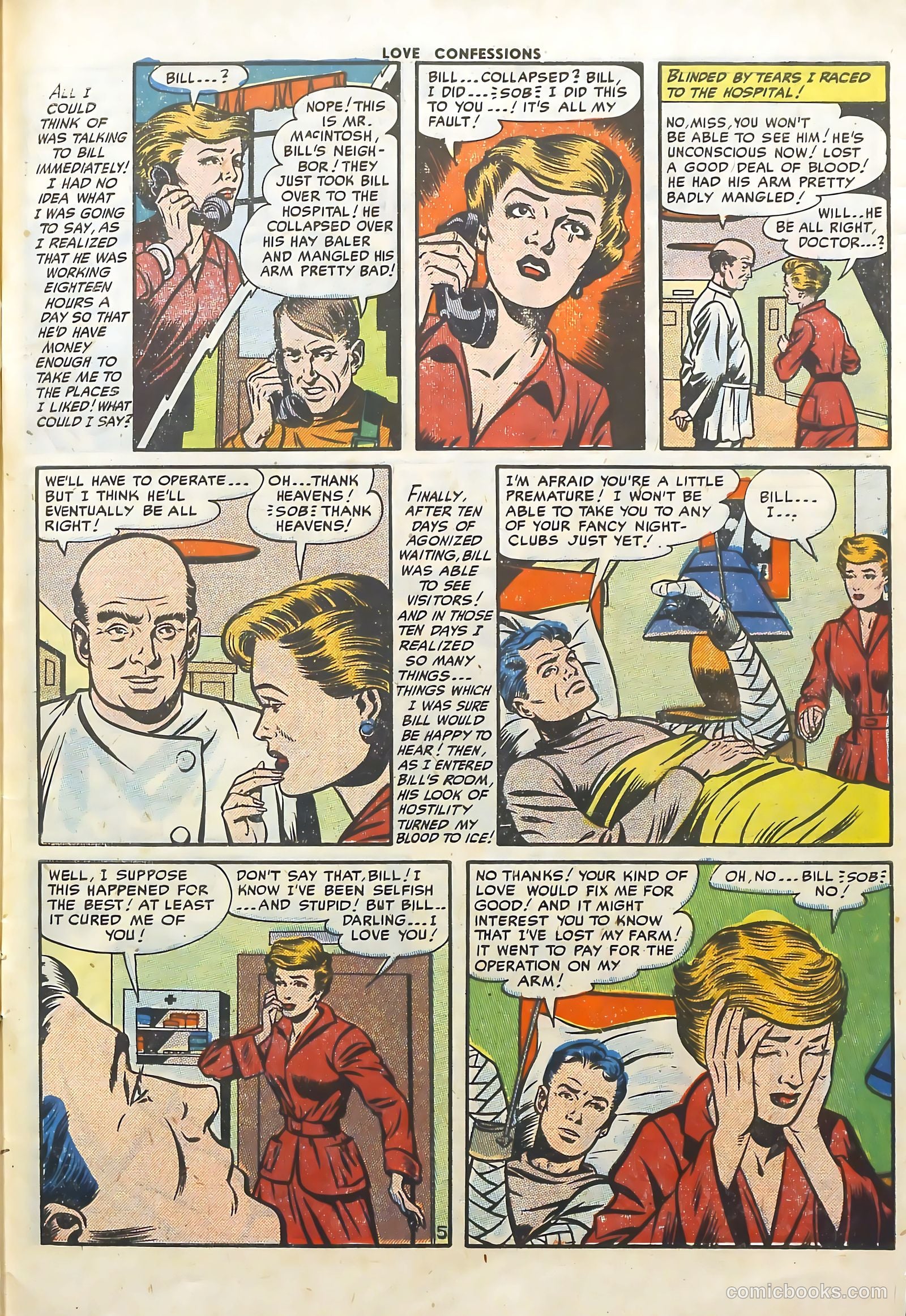 Love Confessions #25 (1952) — page 31 of 36