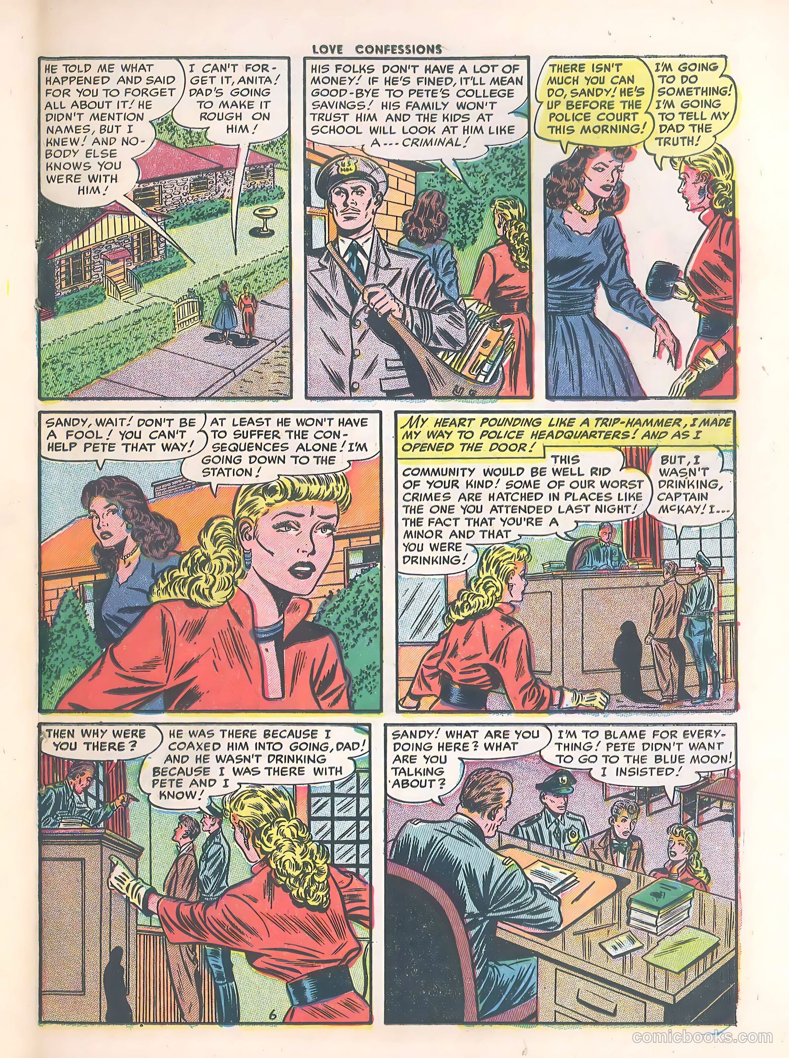 Love Confessions #26 (1953) — page 23 of 37