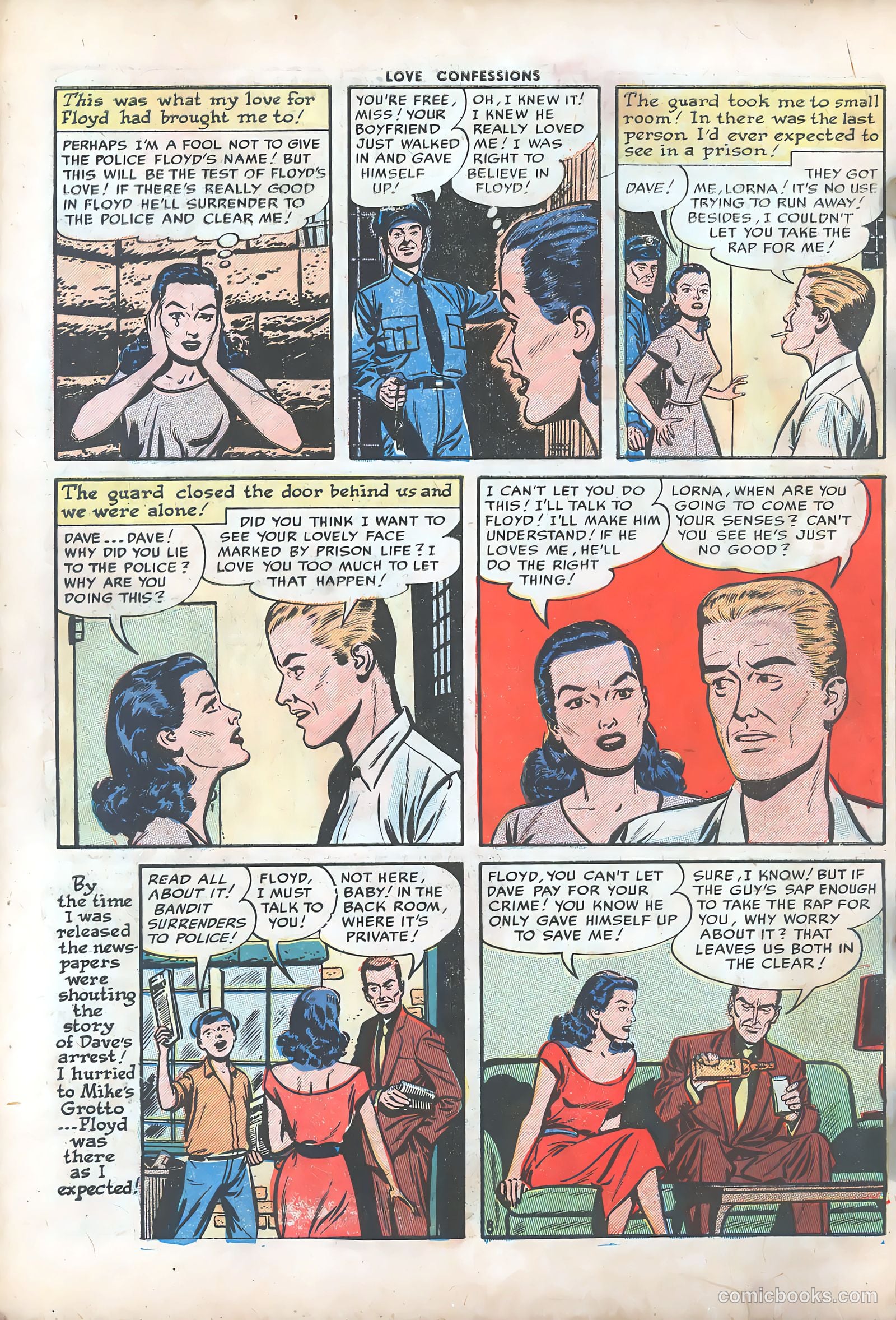 Love Confessions #27 (1953) — page 12 of 40