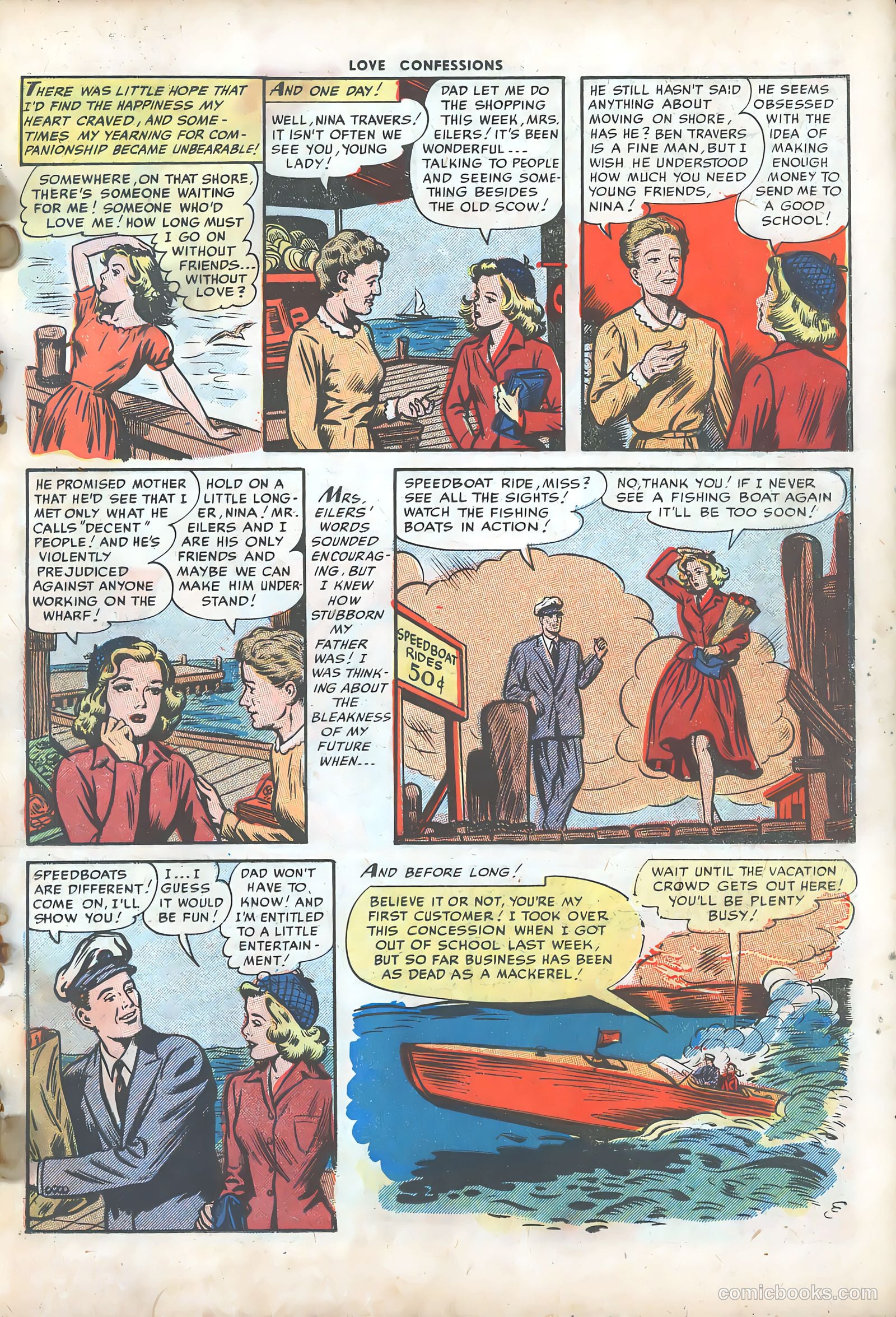 Love Confessions #27 (1953) — page 21 of 40
