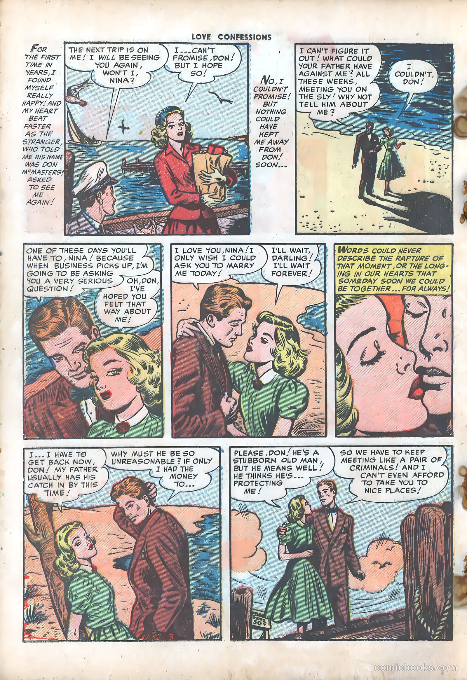 Love Confessions #27 (1953) — page 22 of 40