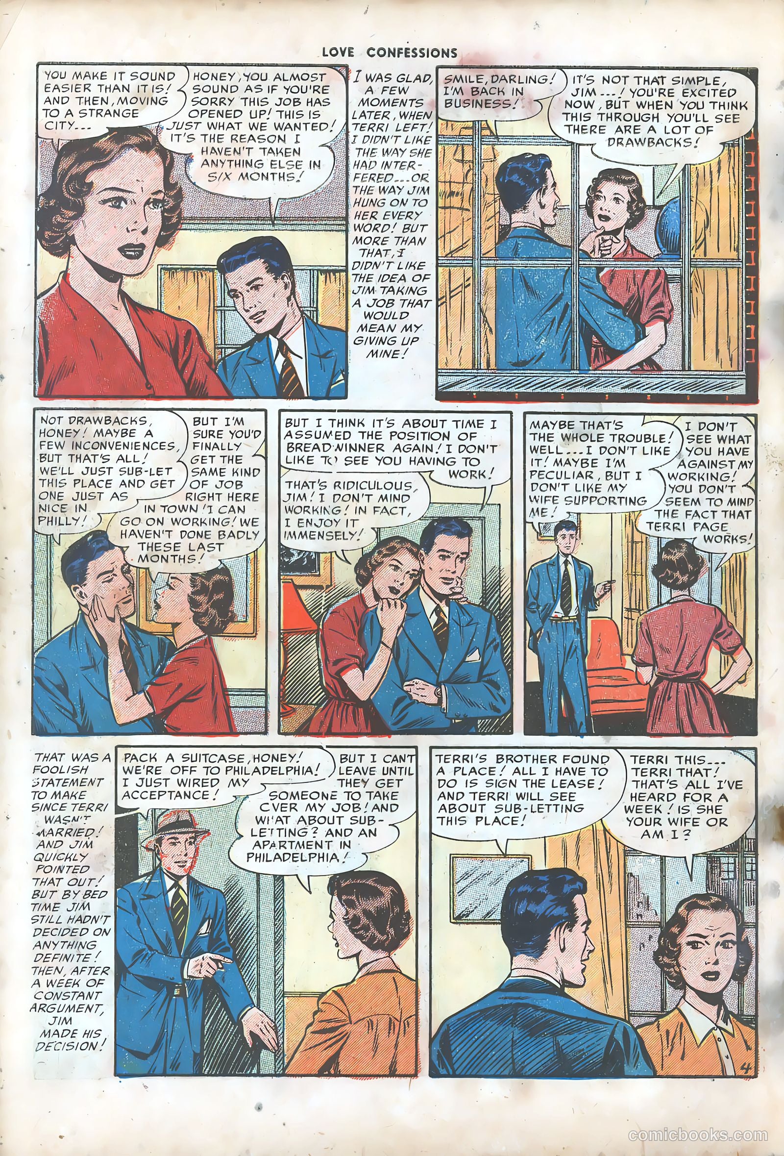 Love Confessions #27 (1953) — page 32 of 40