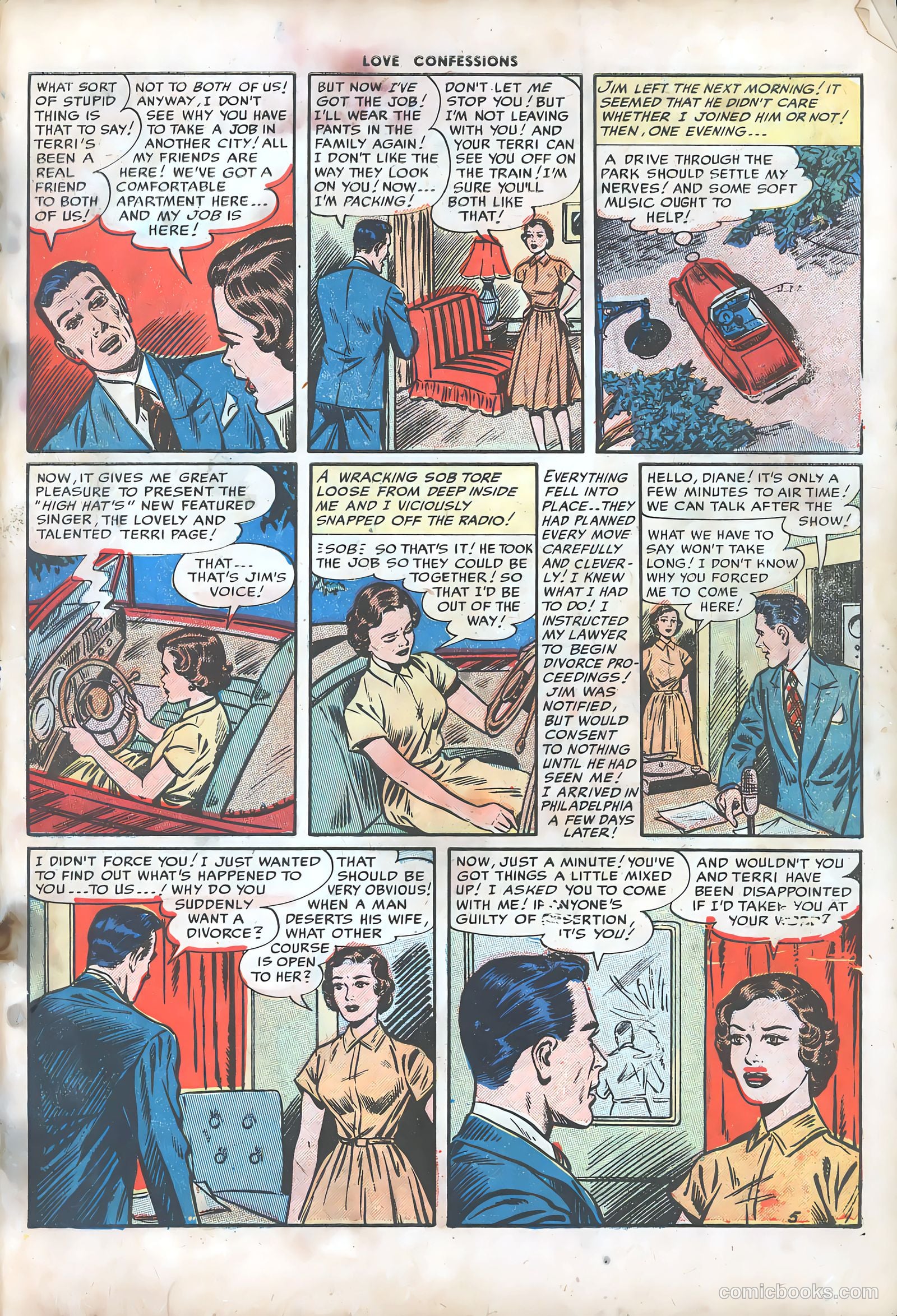 Love Confessions #27 (1953) — page 33 of 40