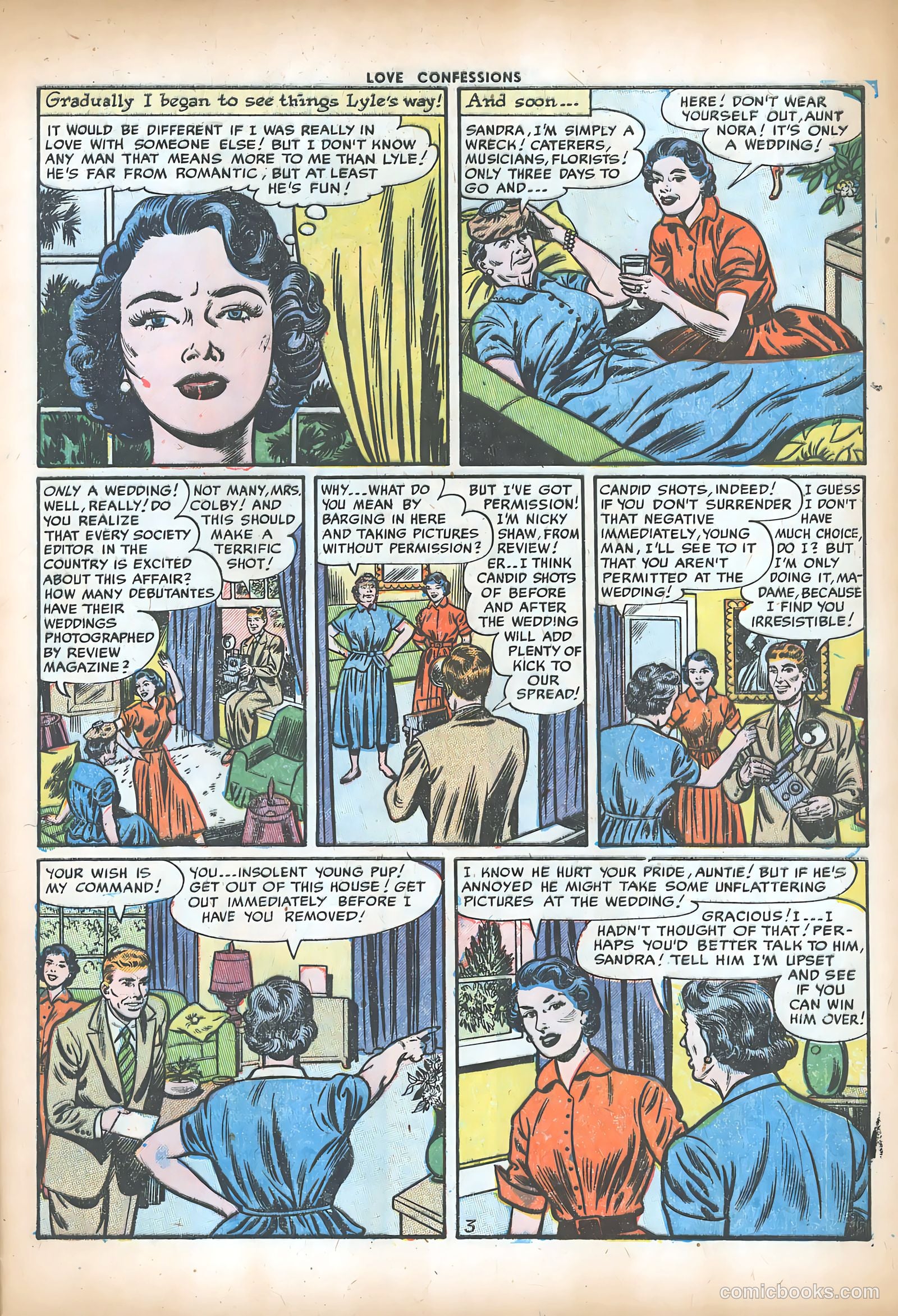 Love Confessions #28 (1953) — page 5 of 36