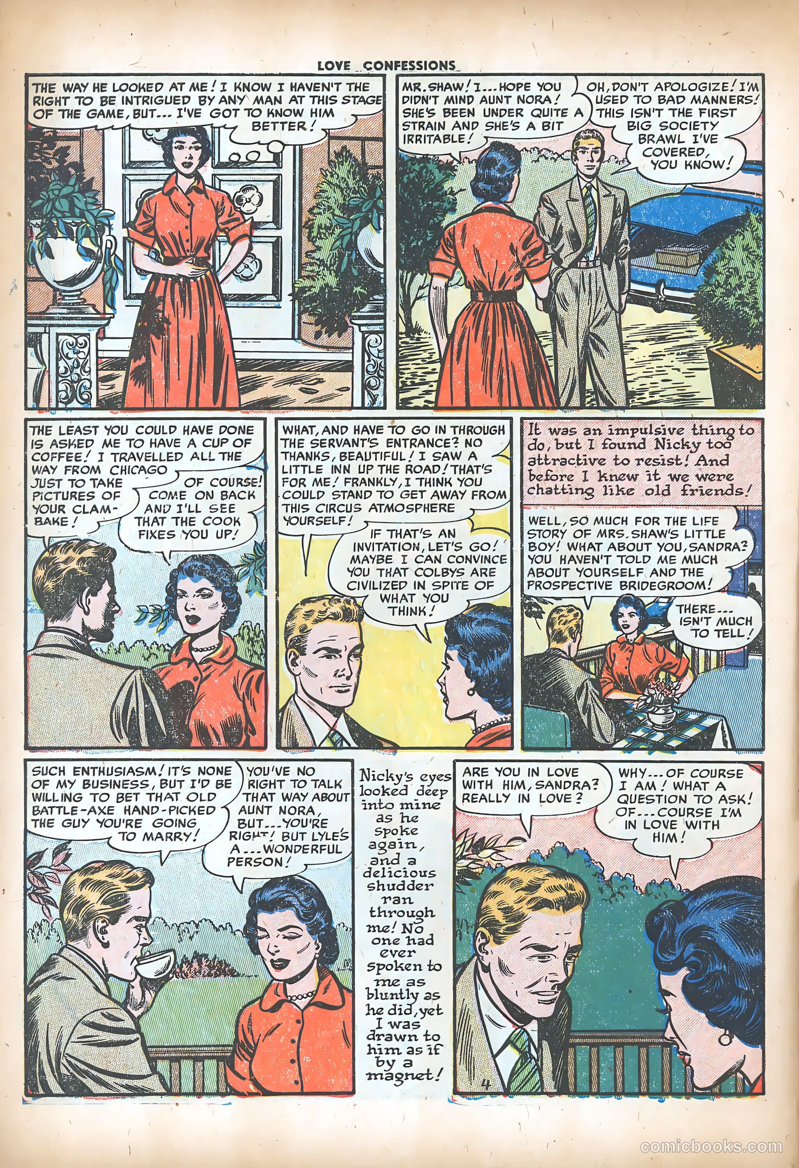 Love Confessions #28 (1953) — page 6 of 36