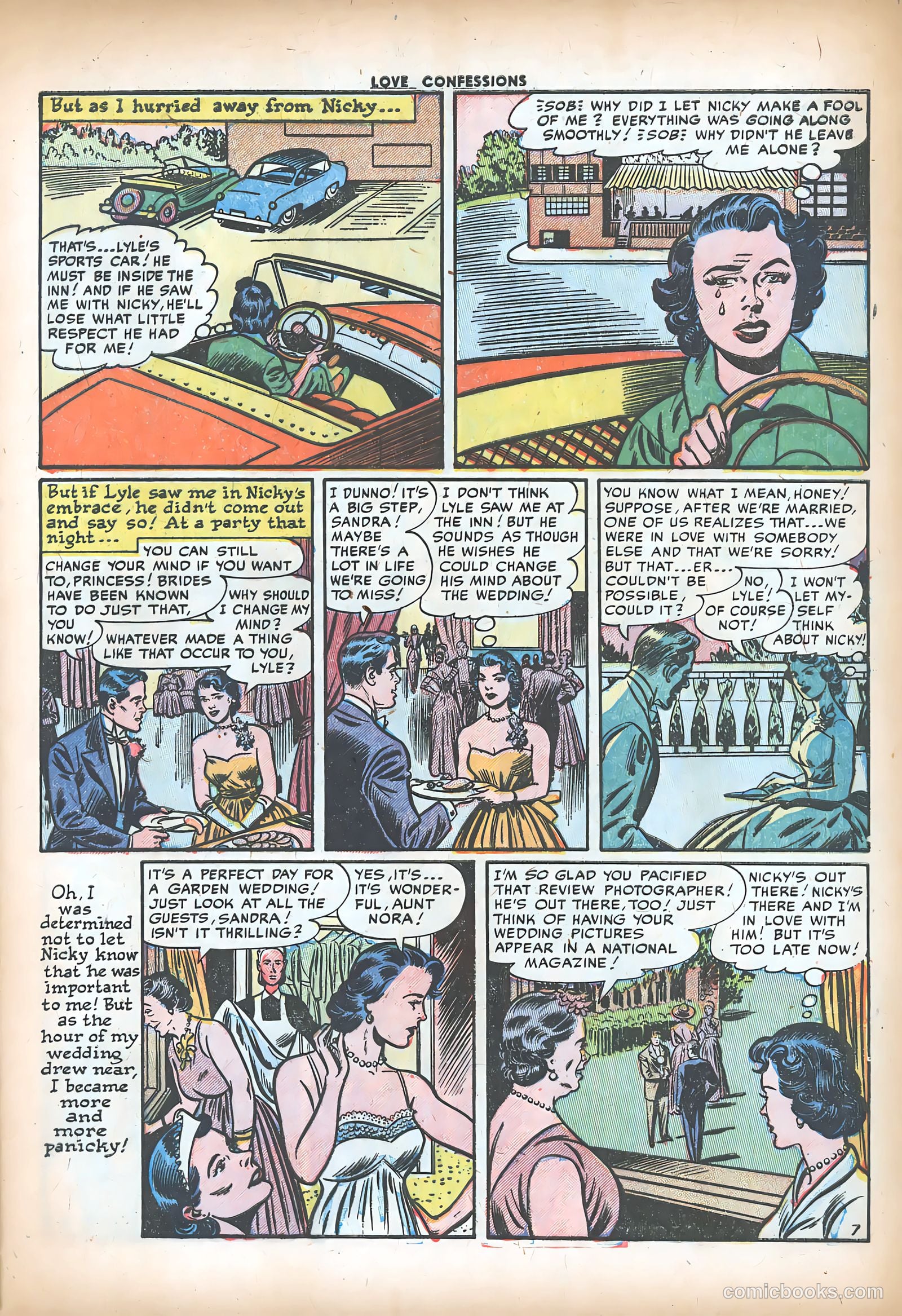 Love Confessions #28 (1953) — page 9 of 36