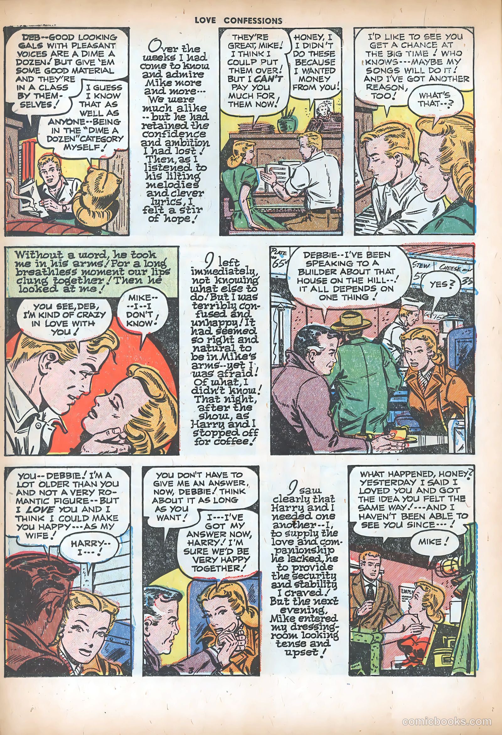 Love Confessions #28 (1953) — page 14 of 36