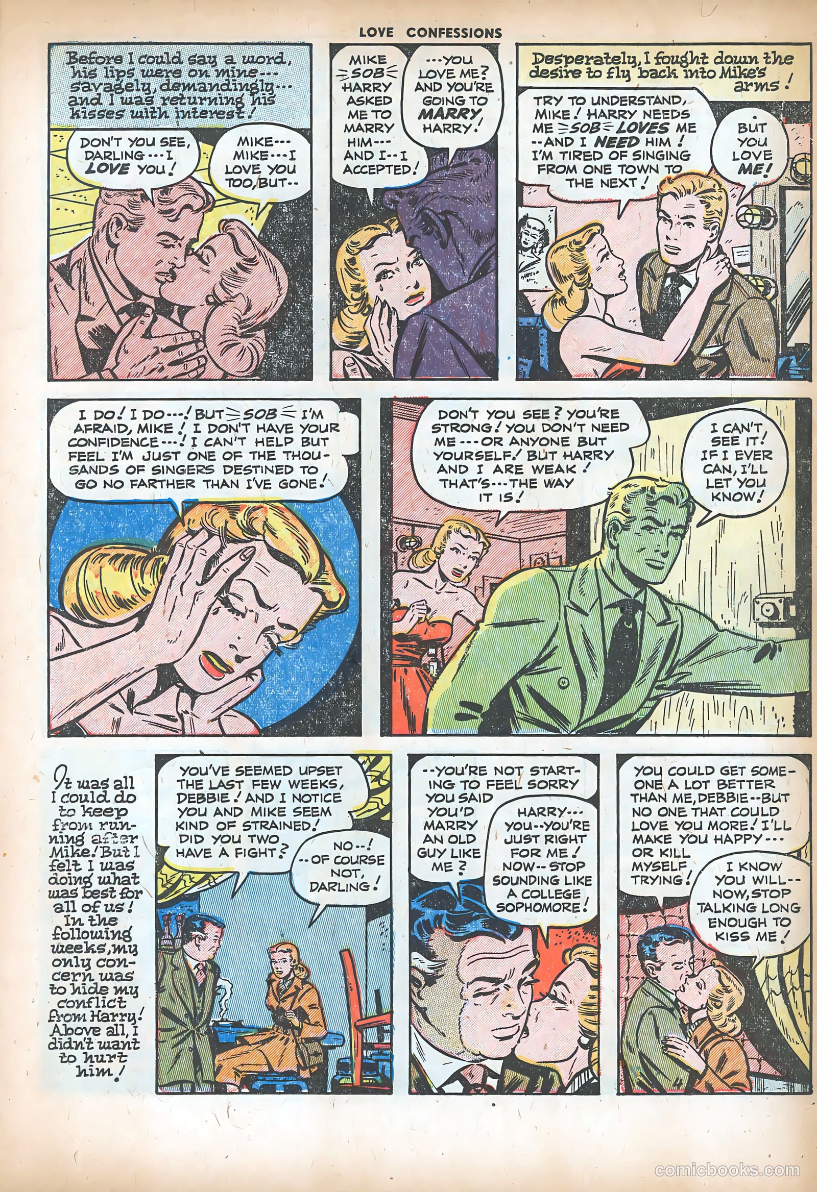 Love Confessions #28 (1953) — page 15 of 36