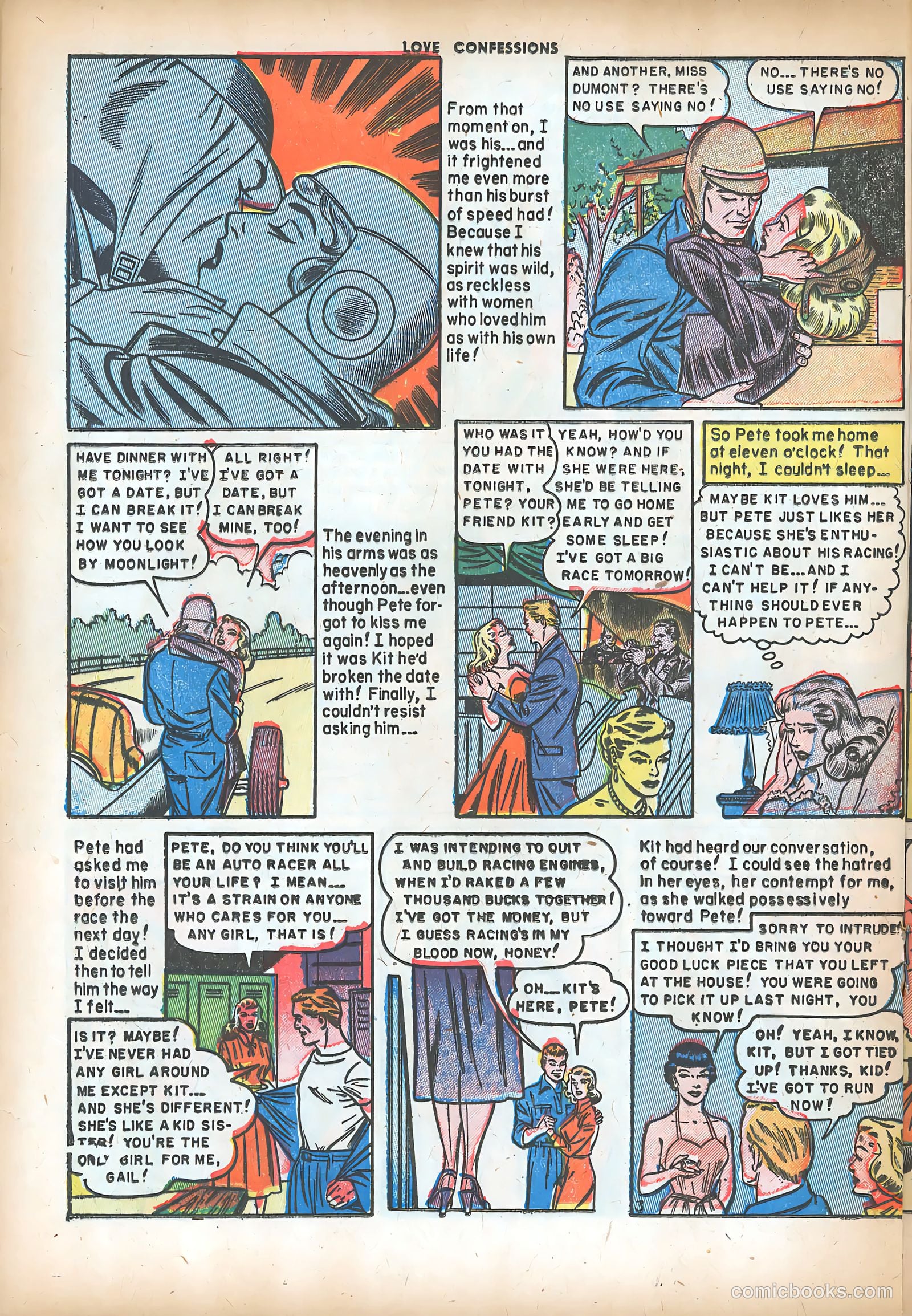Love Confessions #28 (1953) — page 20 of 36