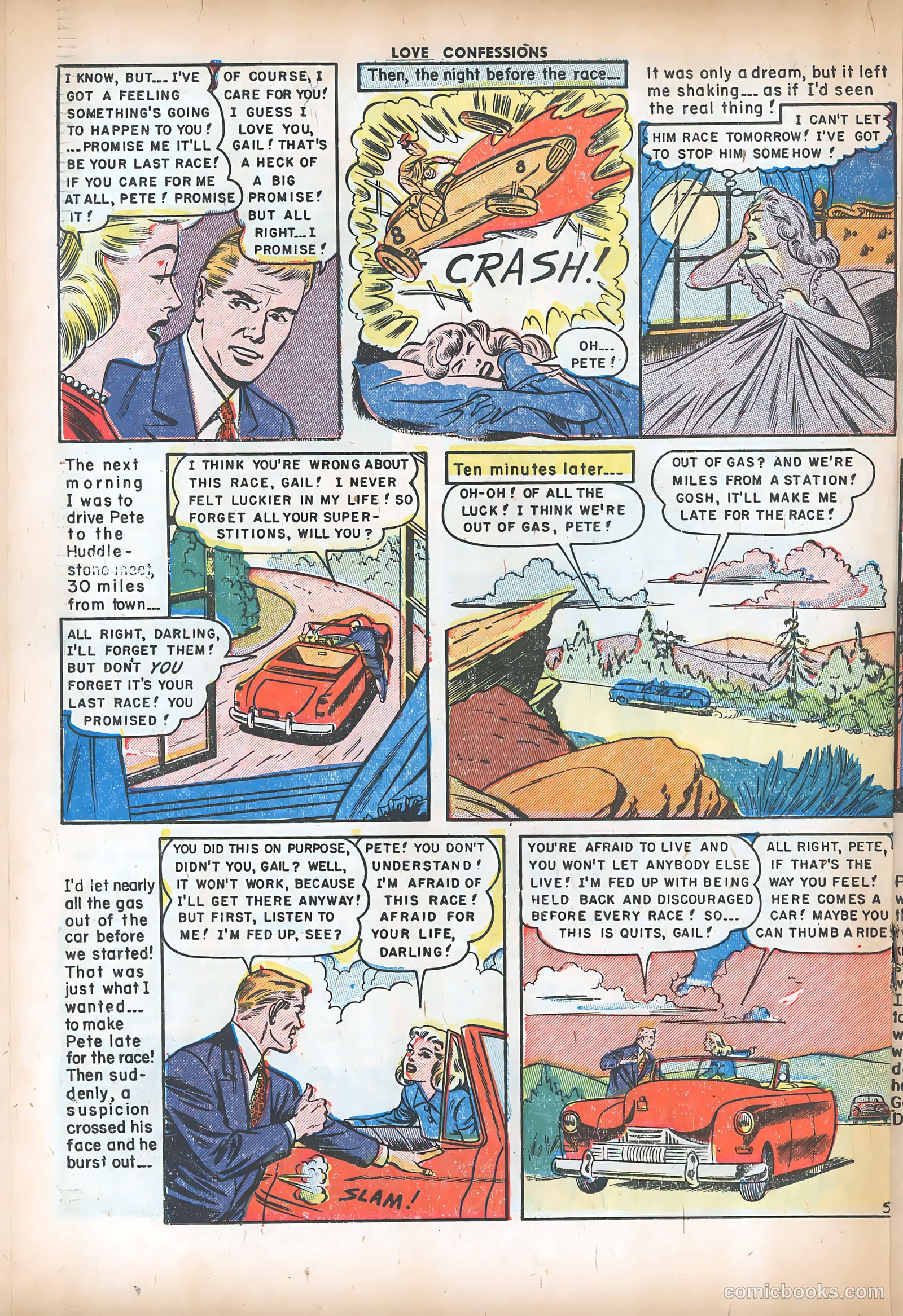 Love Confessions #28 (1953) — page 22 of 36