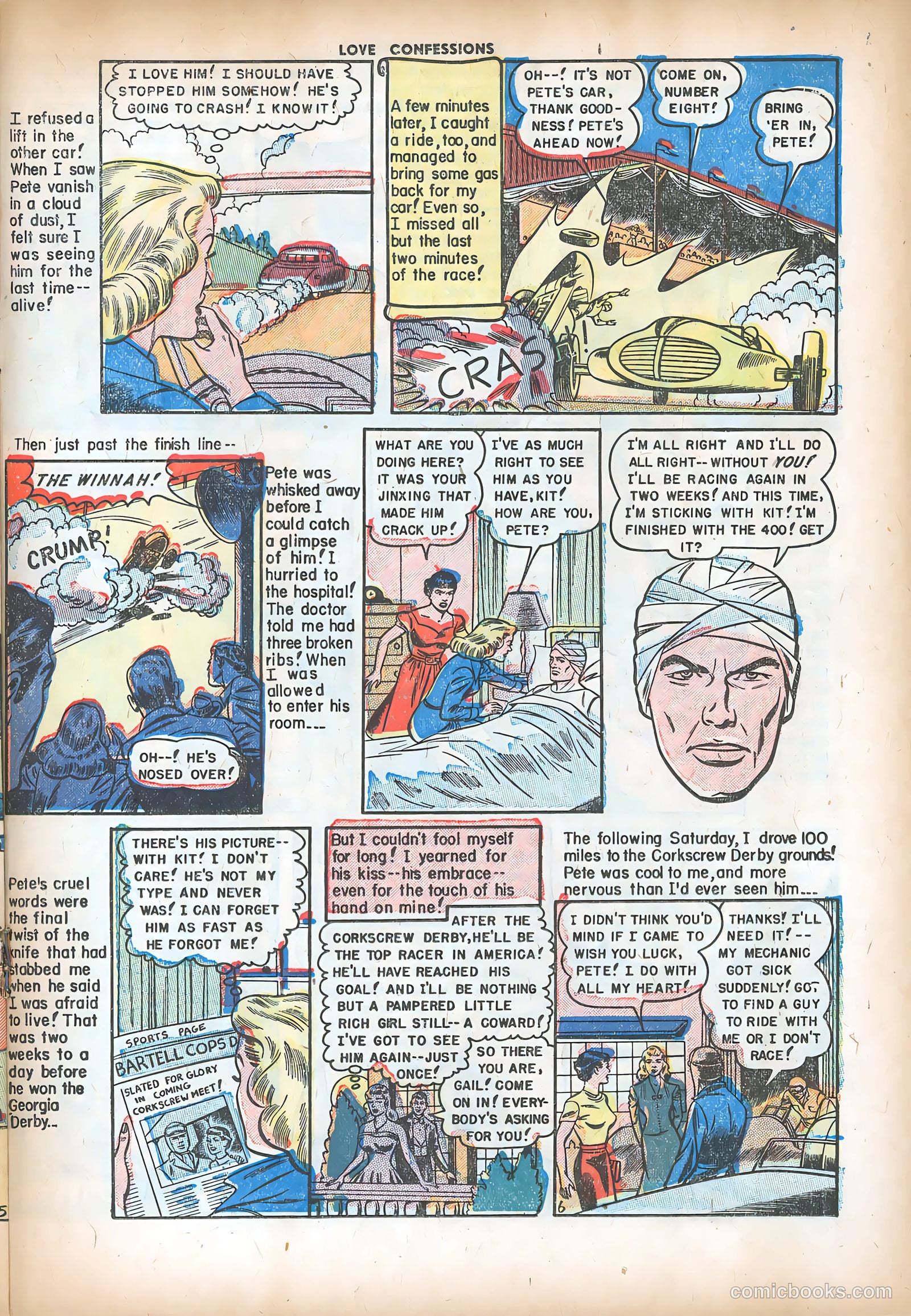 Love Confessions #28 (1953) — page 23 of 36