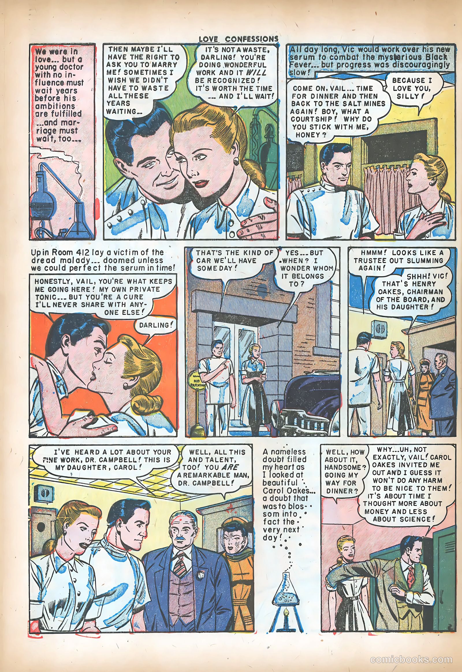 Love Confessions #28 (1953) — page 28 of 36