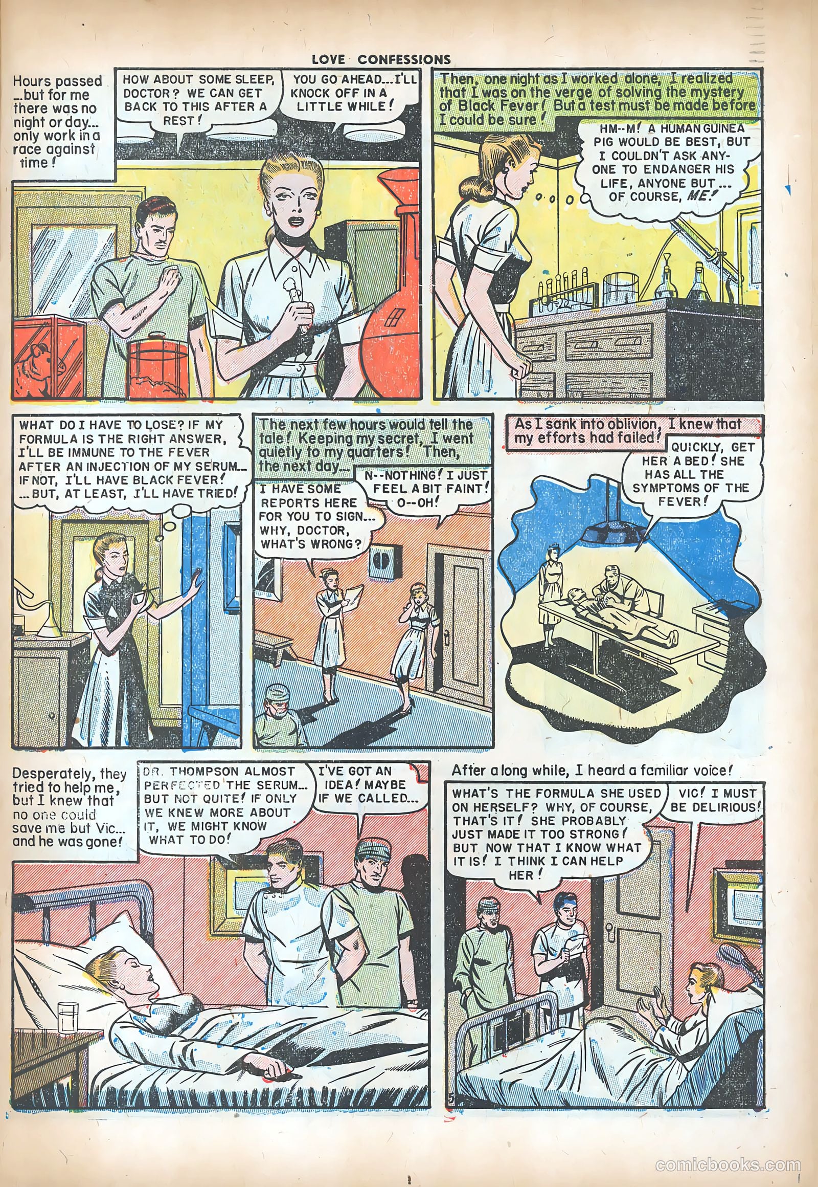 Love Confessions #28 (1953) — page 31 of 36
