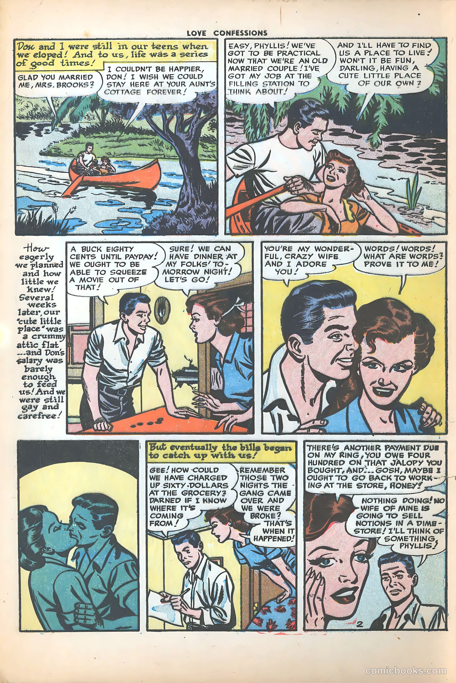 Love Confessions #29 (1953) — page 4 of 36