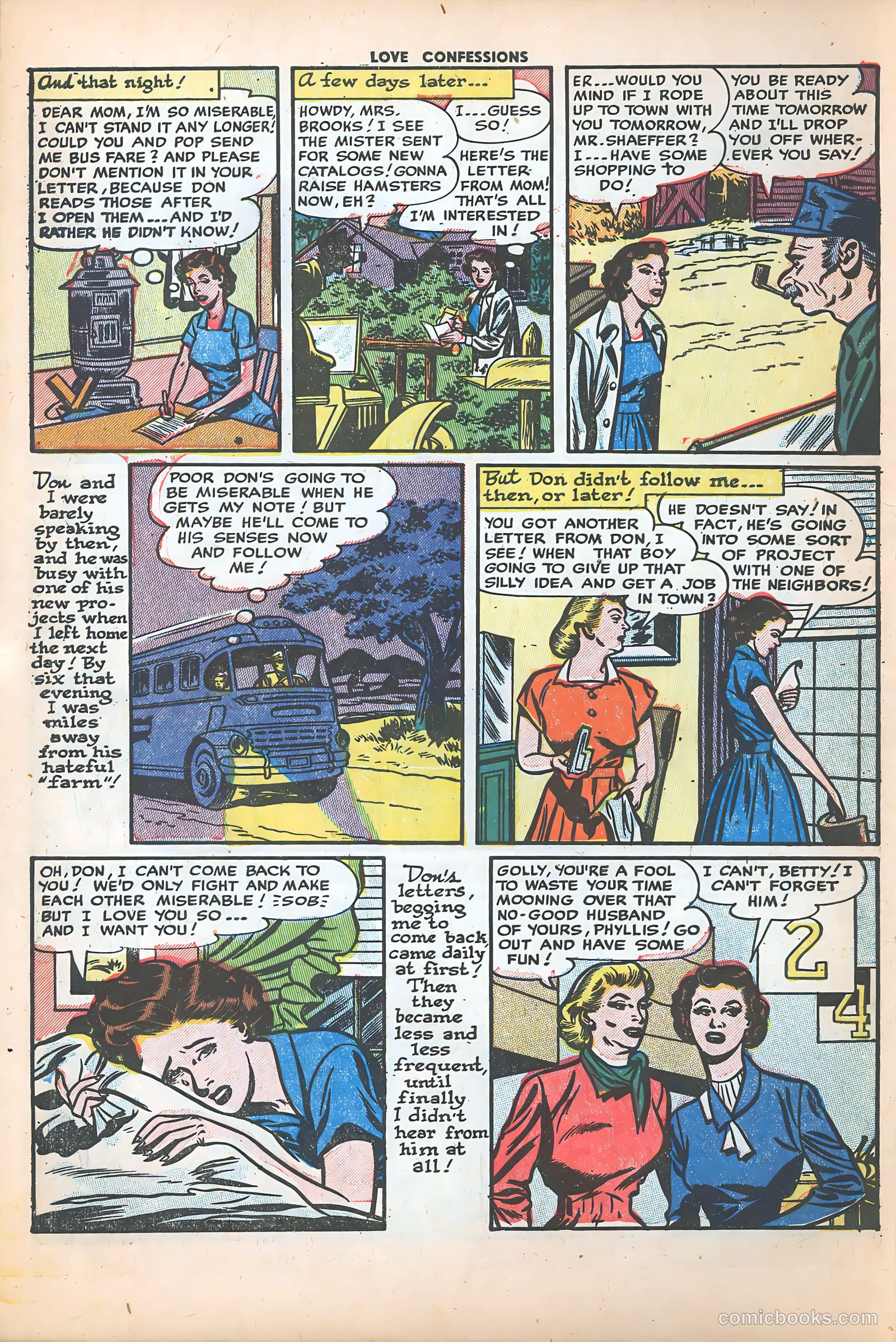 Love Confessions #29 (1953) — page 6 of 36