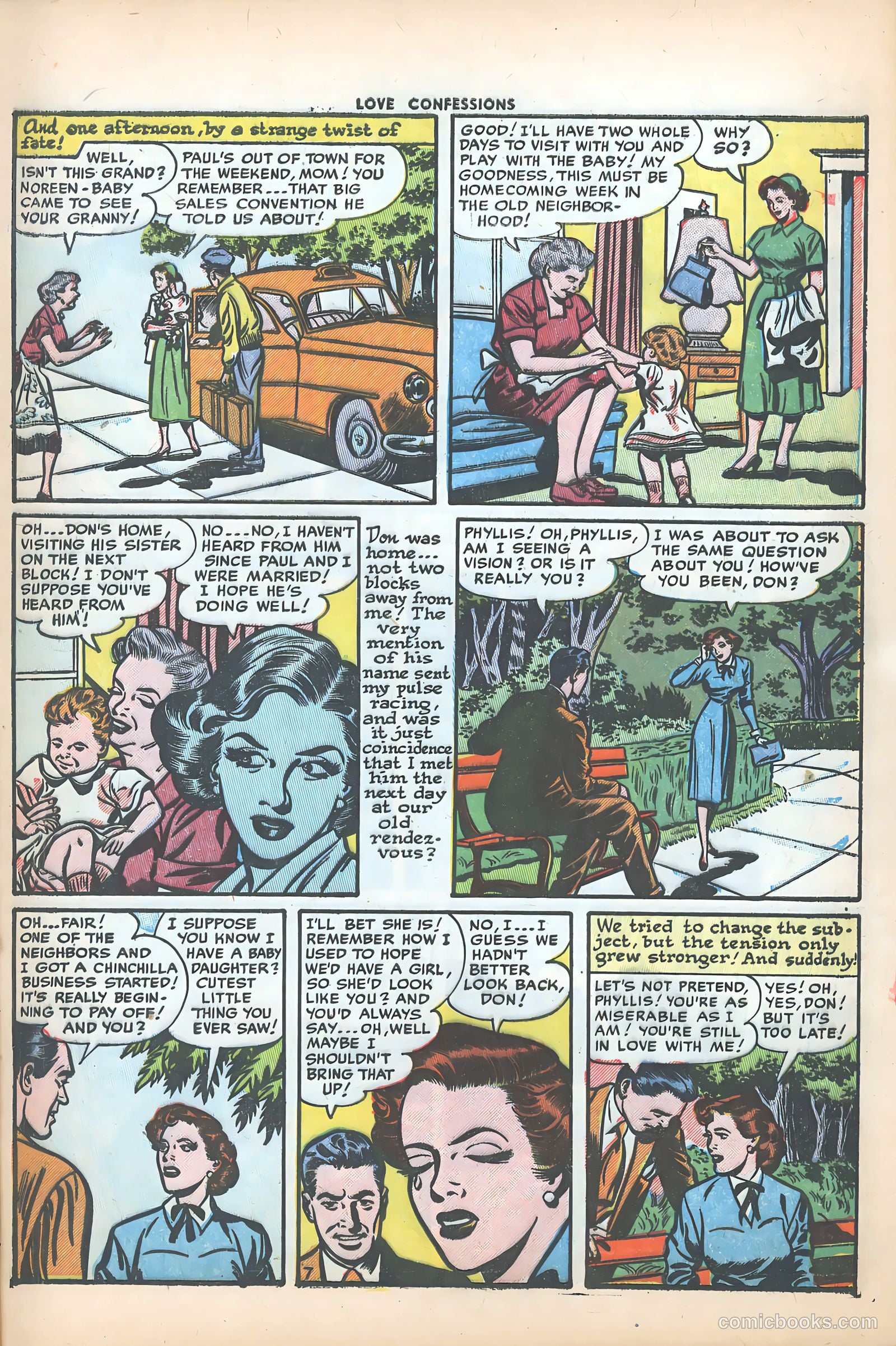 Love Confessions #29 (1953) — page 9 of 36