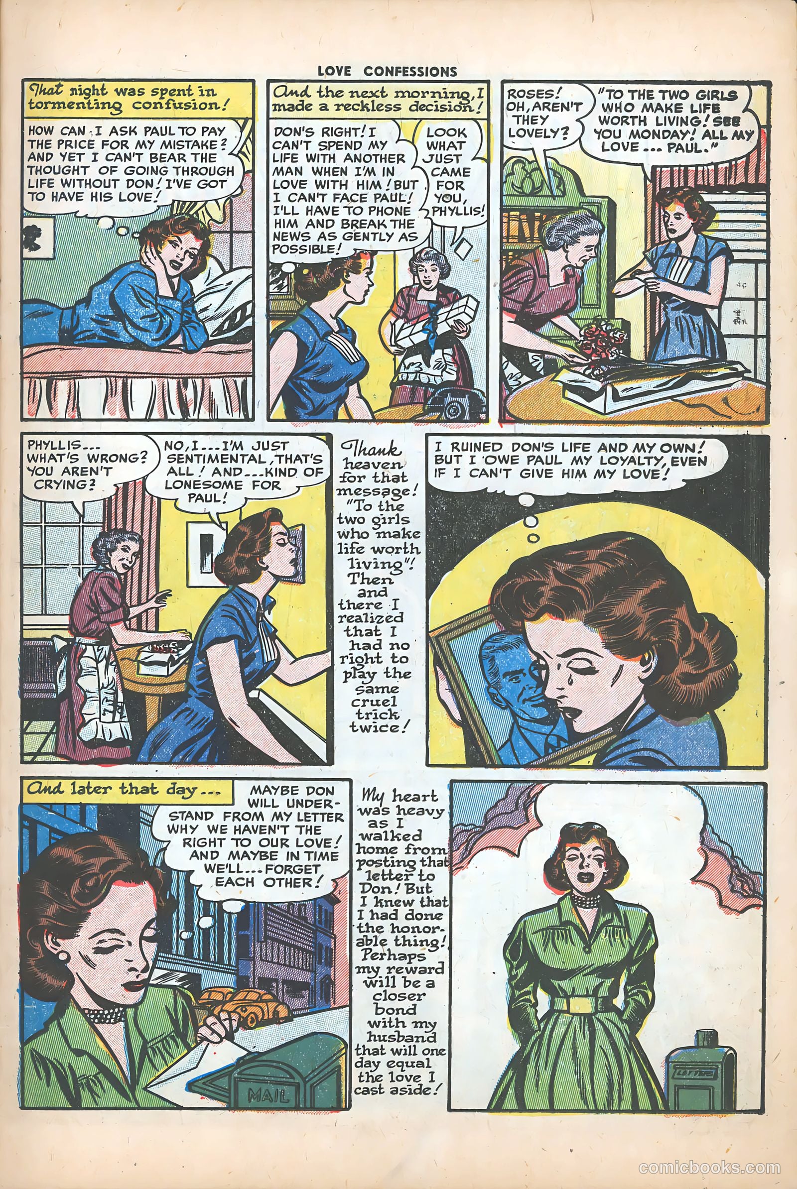 Love Confessions #29 (1953) — page 11 of 36