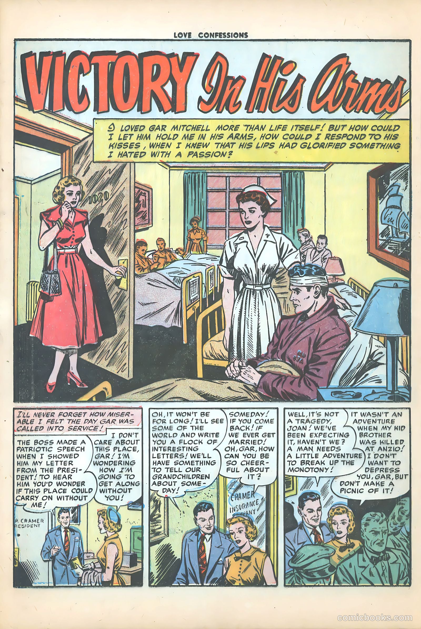 Love Confessions #29 (1953) — page 12 of 36