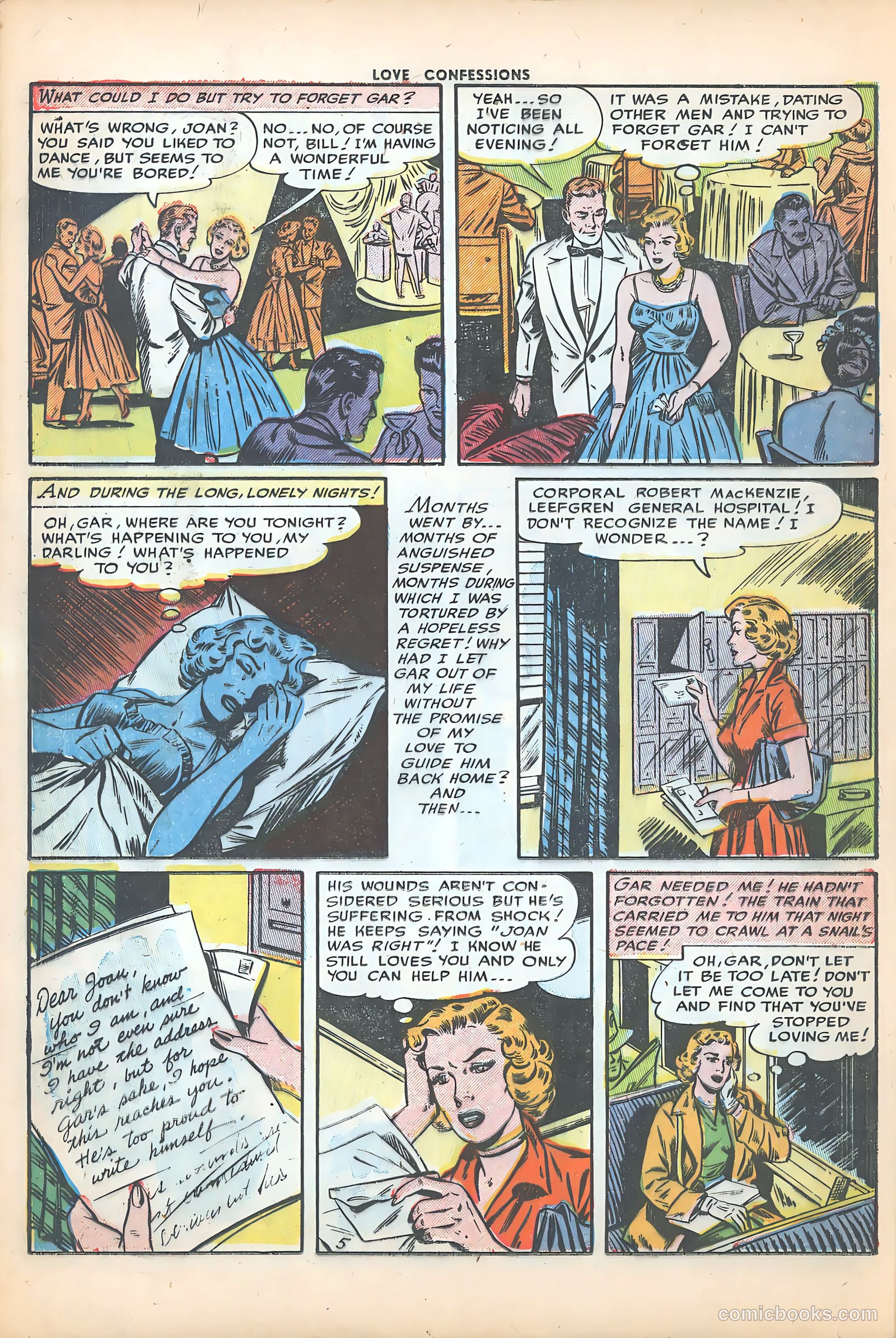 Love Confessions #29 (1953) — page 16 of 36