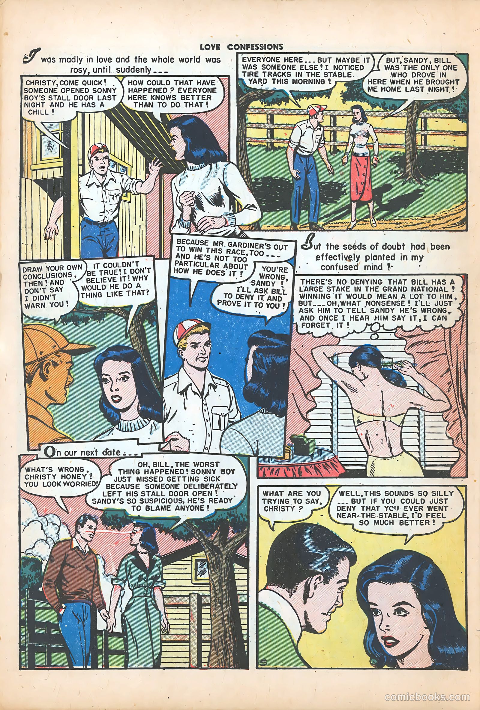 Love Confessions #29 (1953) — page 22 of 36
