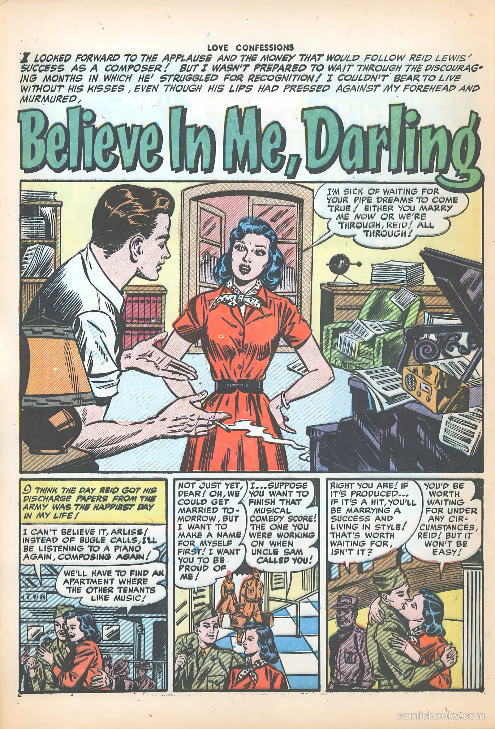 Love Confessions #29 (1953) — page 28 of 36